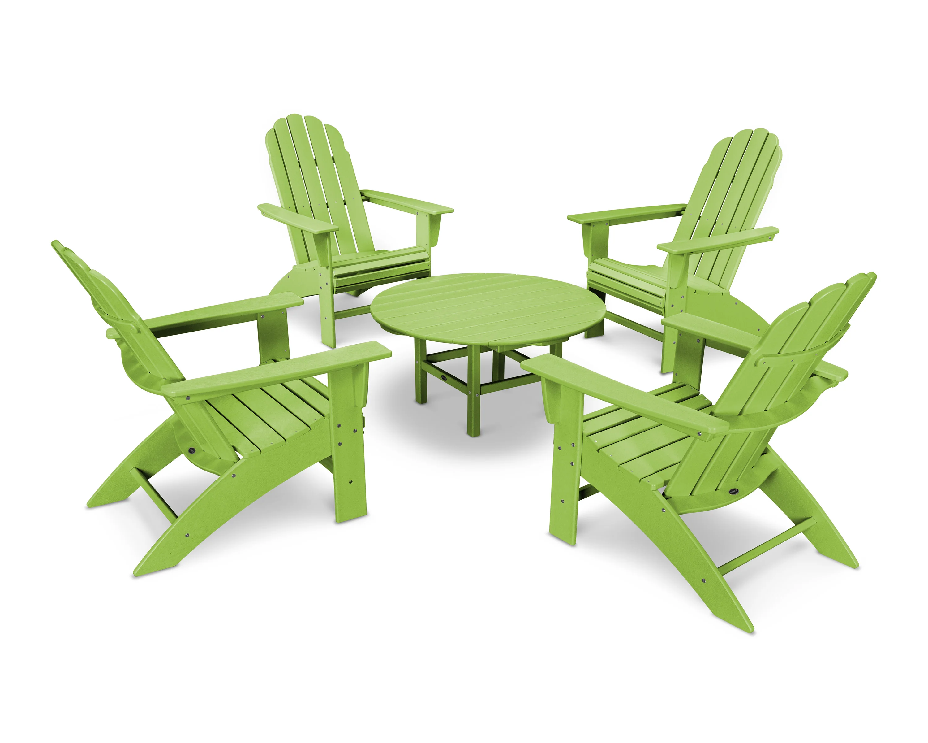 Vineyard 5-Piece Oversized Adirondack Set - Image 18