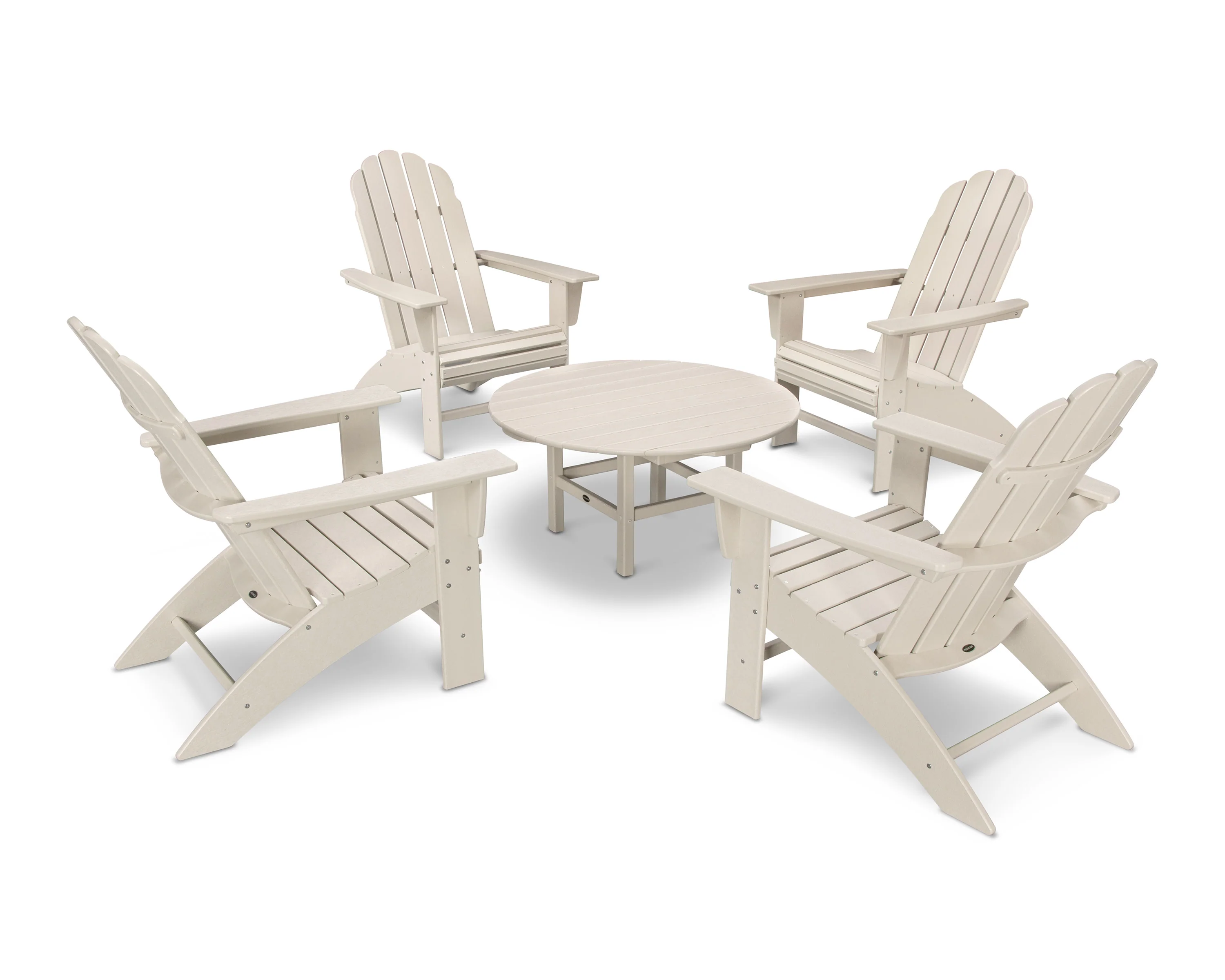 Vineyard 5-Piece Oversized Adirondack Set - Image 19