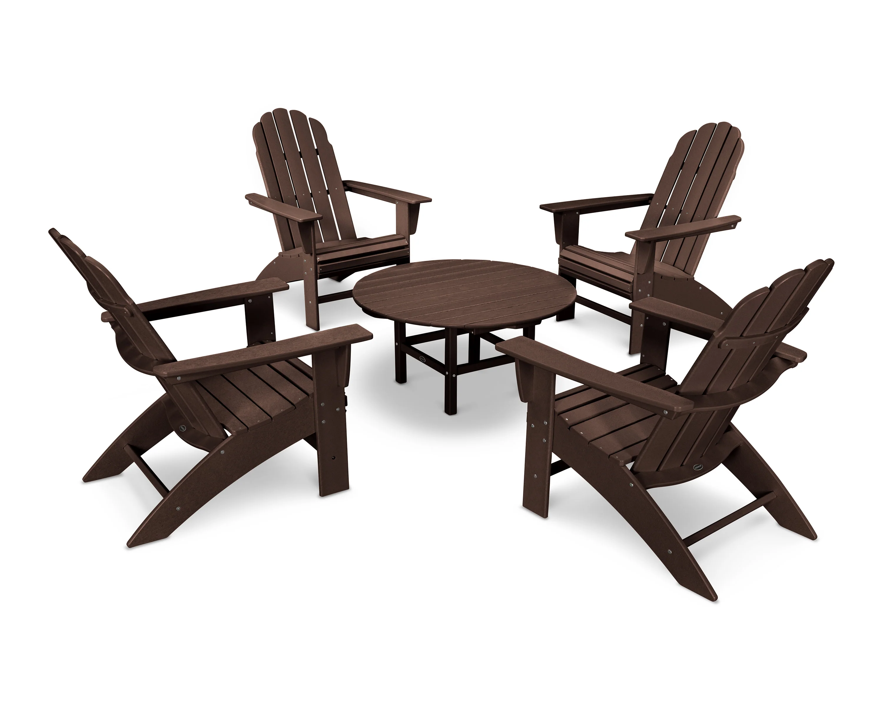 Vineyard 5-Piece Oversized Adirondack Set - Image 23