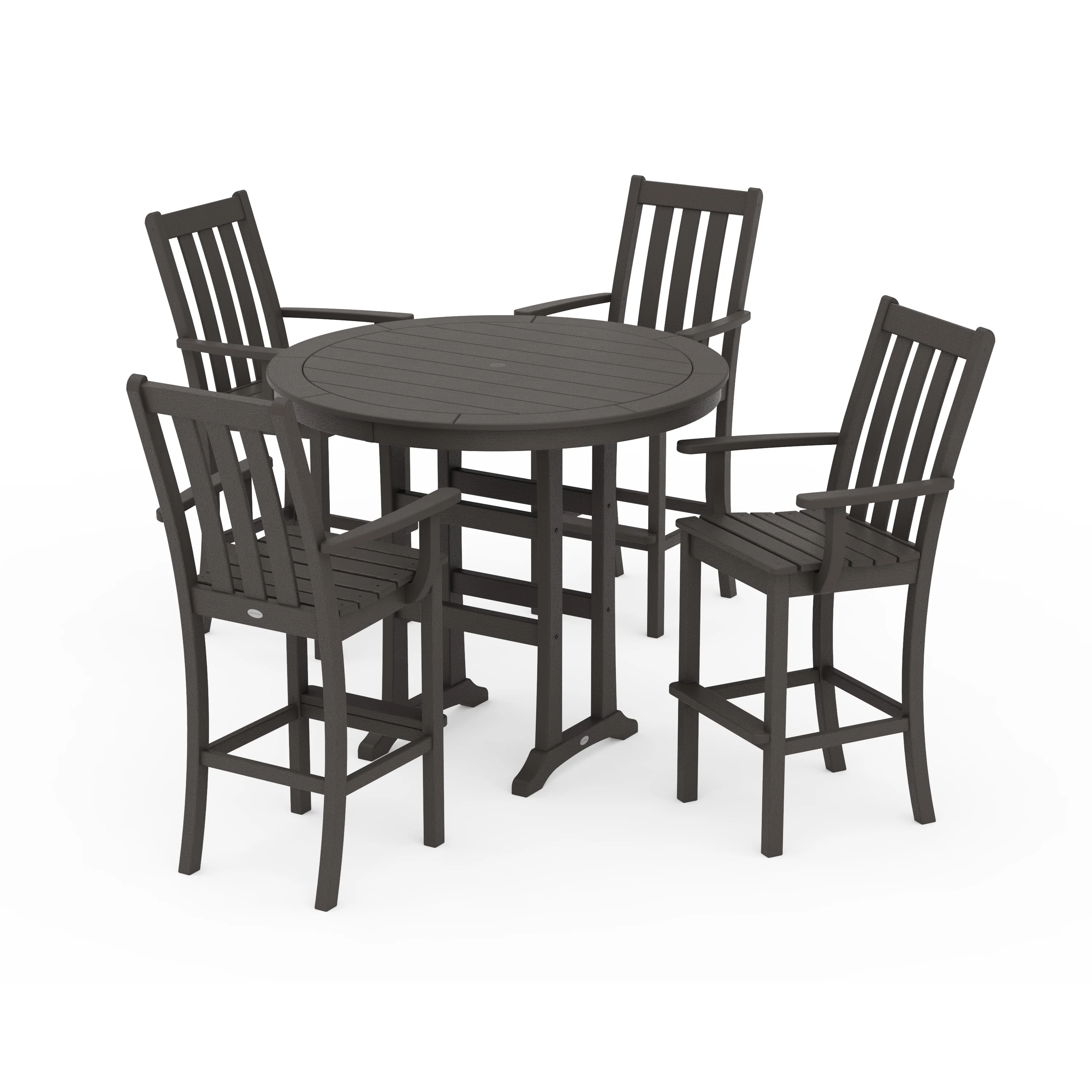 Vineyard 5-Piece Round Bar Set - Image 12