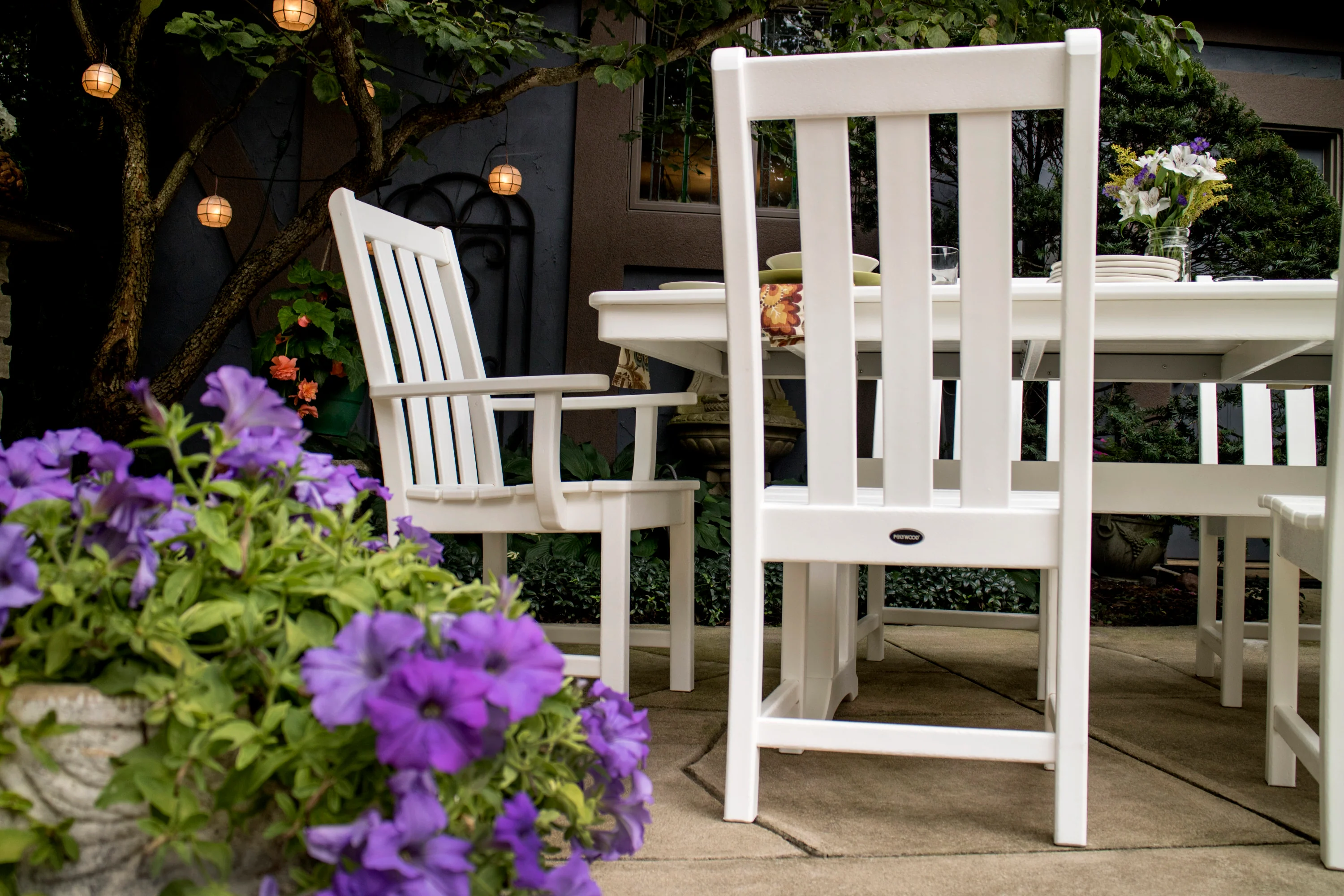 Vineyard 7-Piece Dining Set with Trestle Legs - Image 11