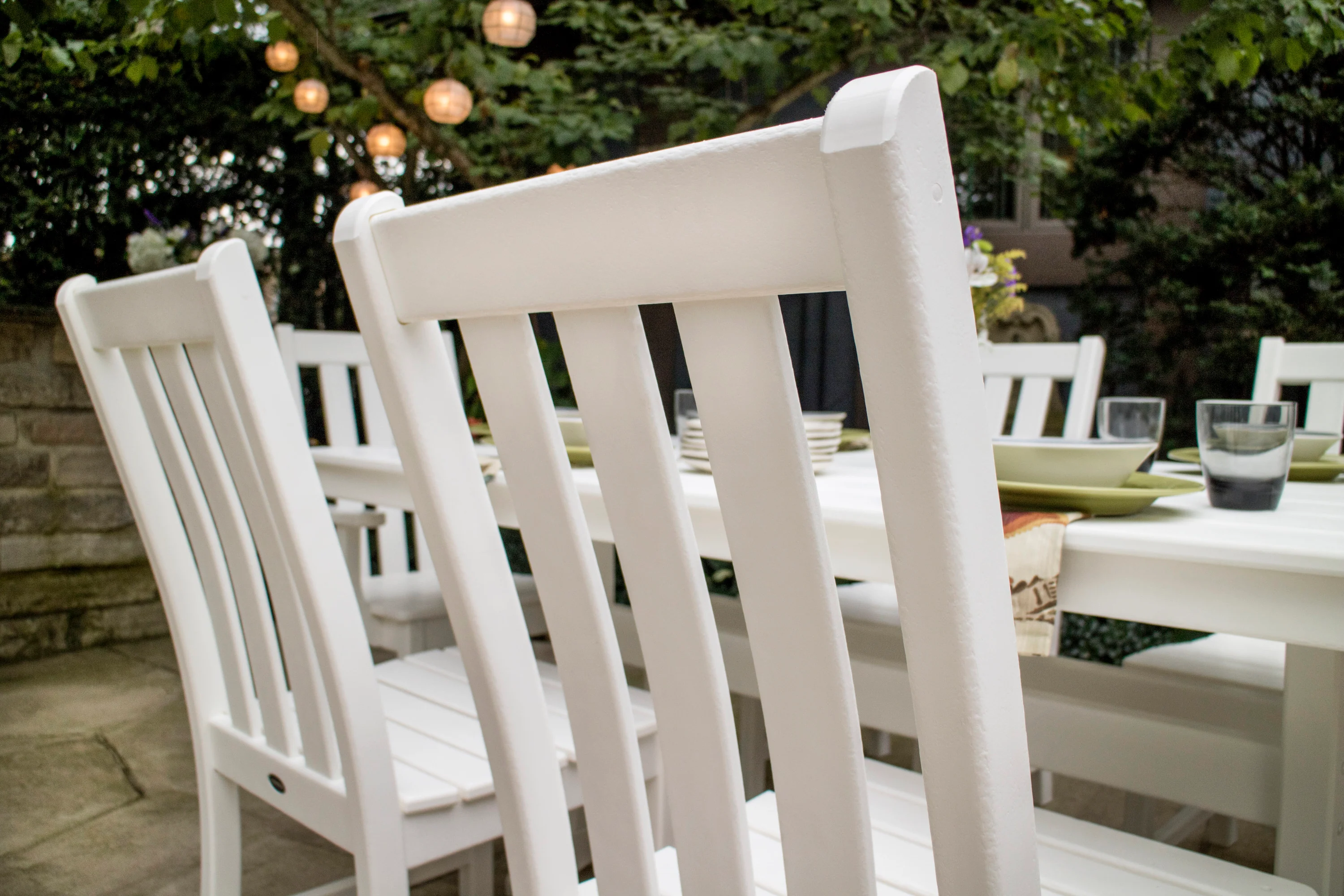 Vineyard 7-Piece Dining Set with Trestle Legs - Image 17