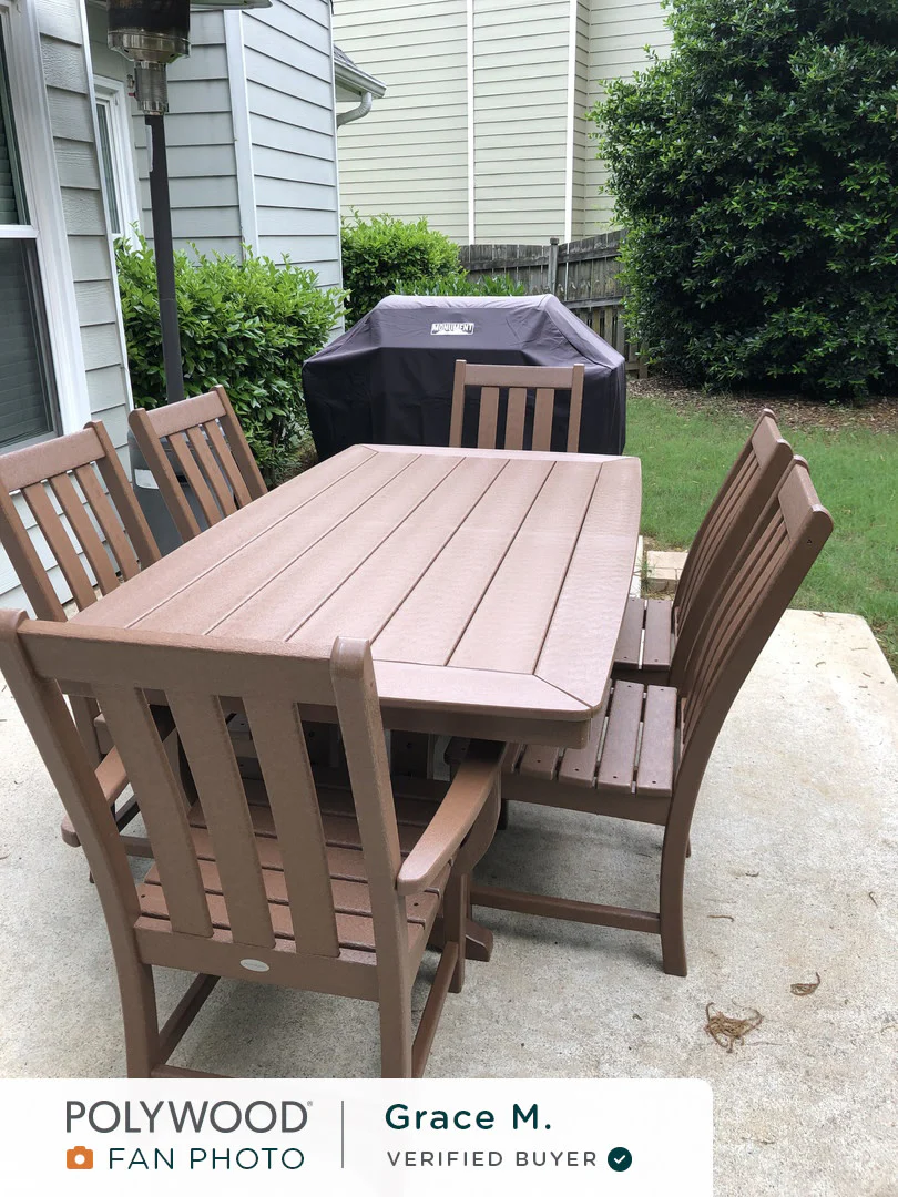 Vineyard 7-Piece Dining Set with Trestle Legs - Image 20