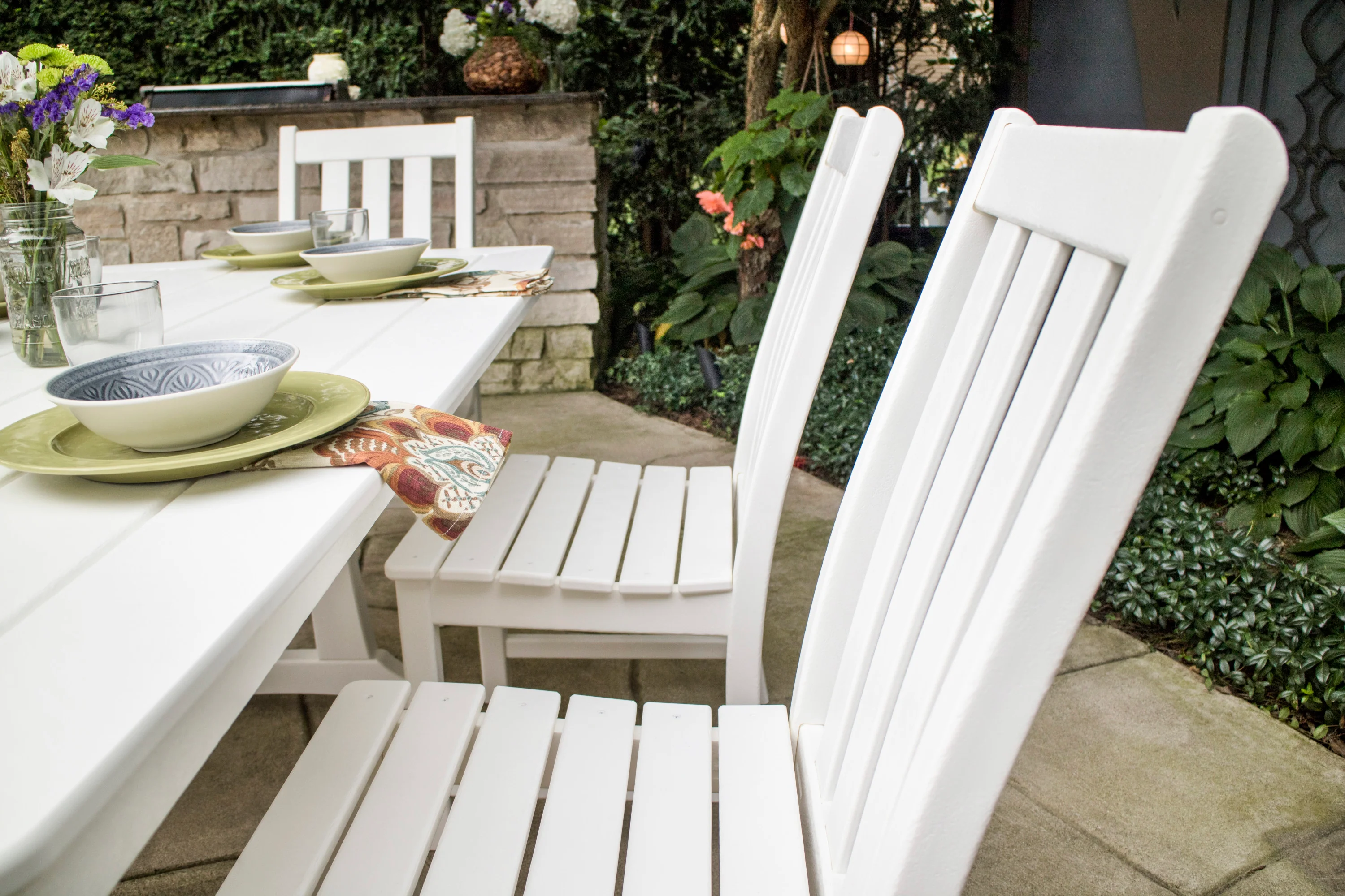 Vineyard 7-Piece Dining Set with Trestle Legs - Image 7