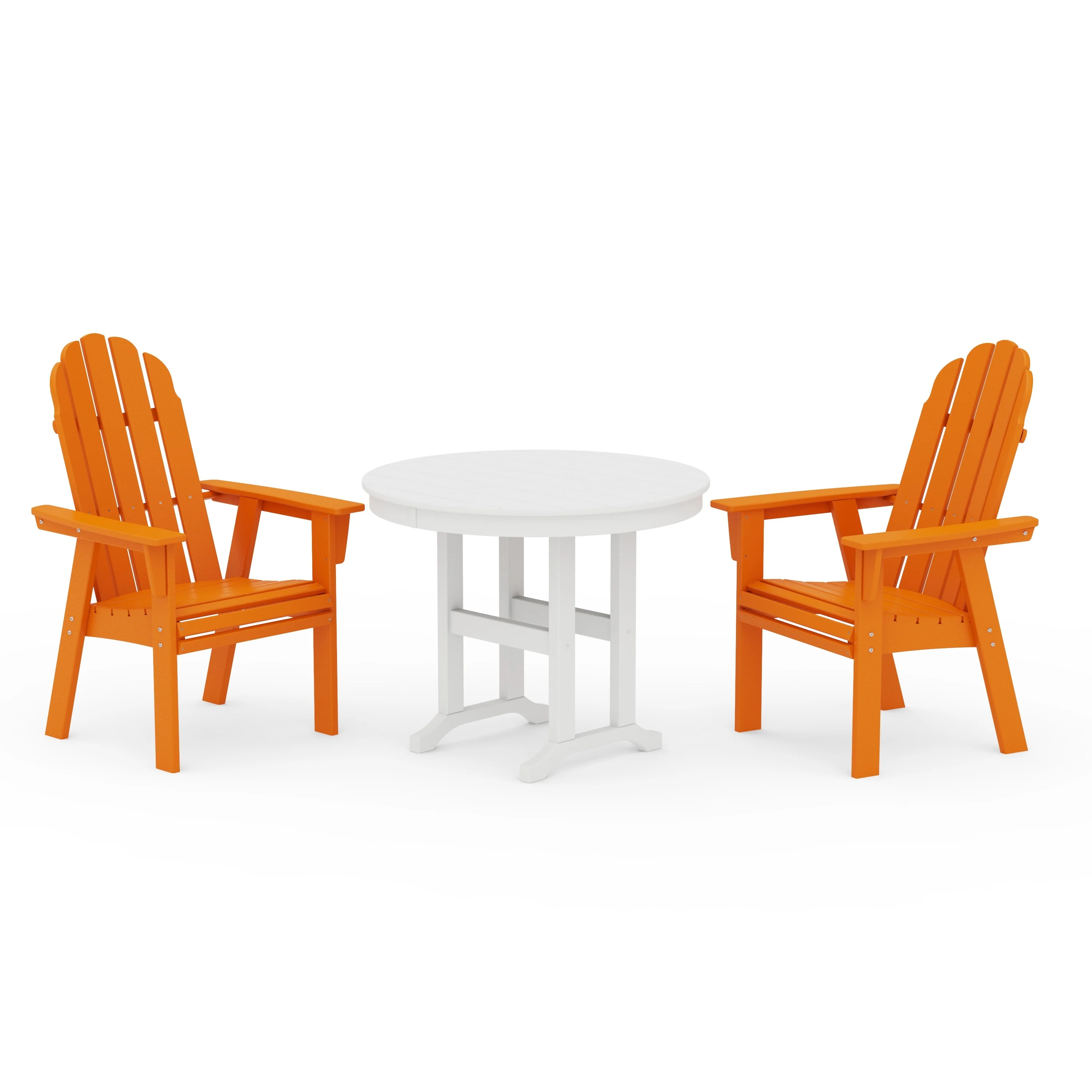 Vineyard Adirondack 3-Piece Round Dining Set - Image 10