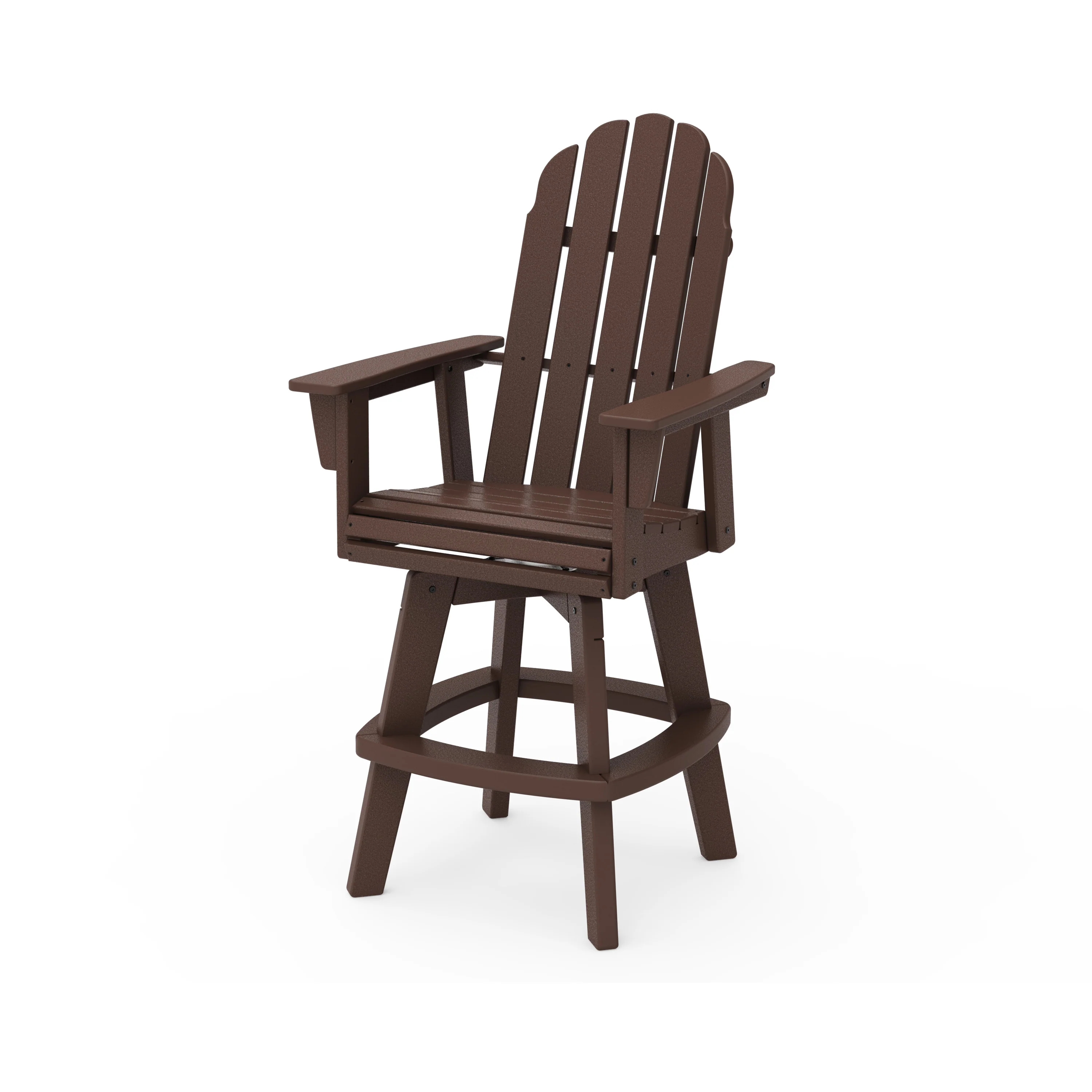 Vineyard Curveback Adirondack Swivel Bar Chair - Image 11