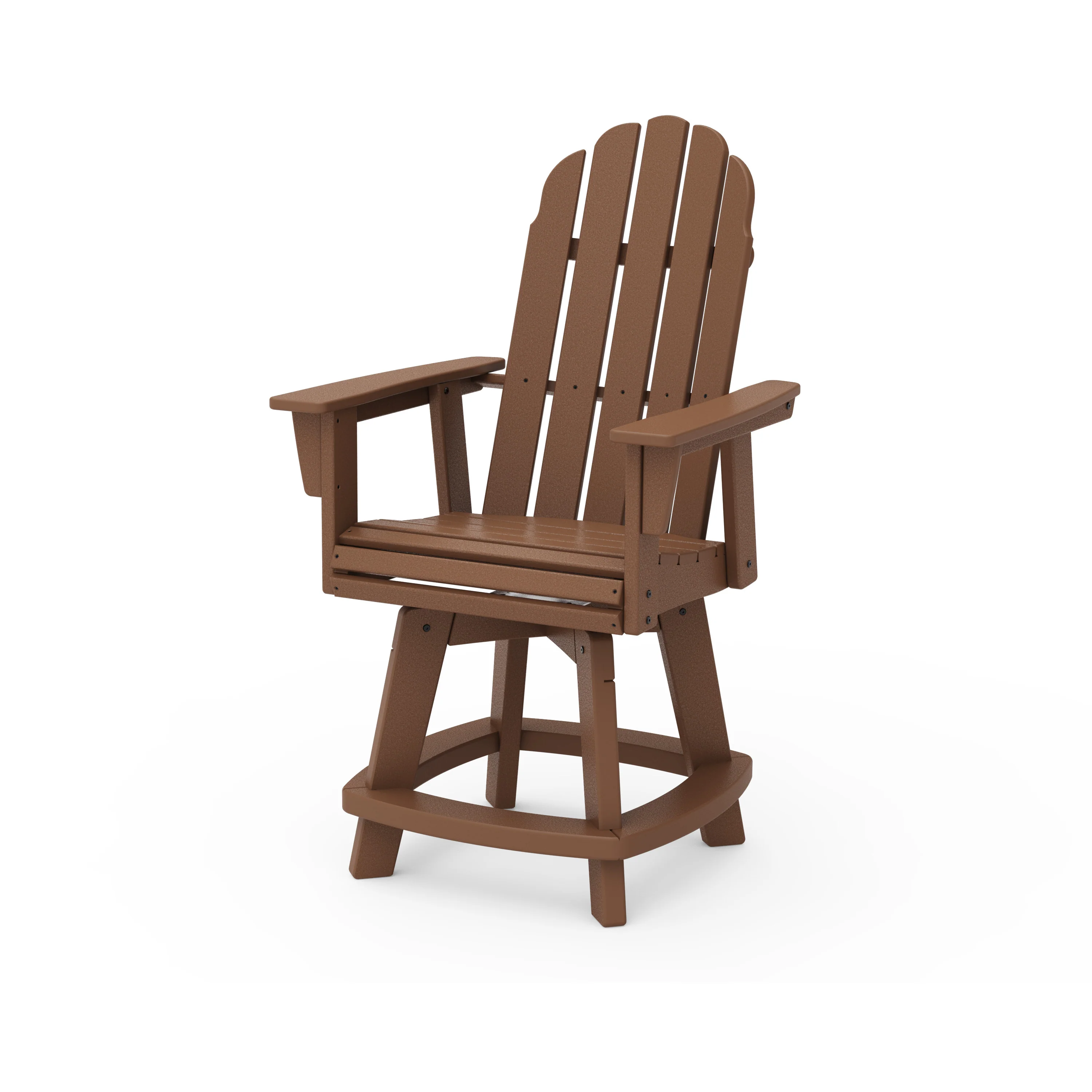 Vineyard Curveback Adirondack Swivel Counter Chair - Image 13