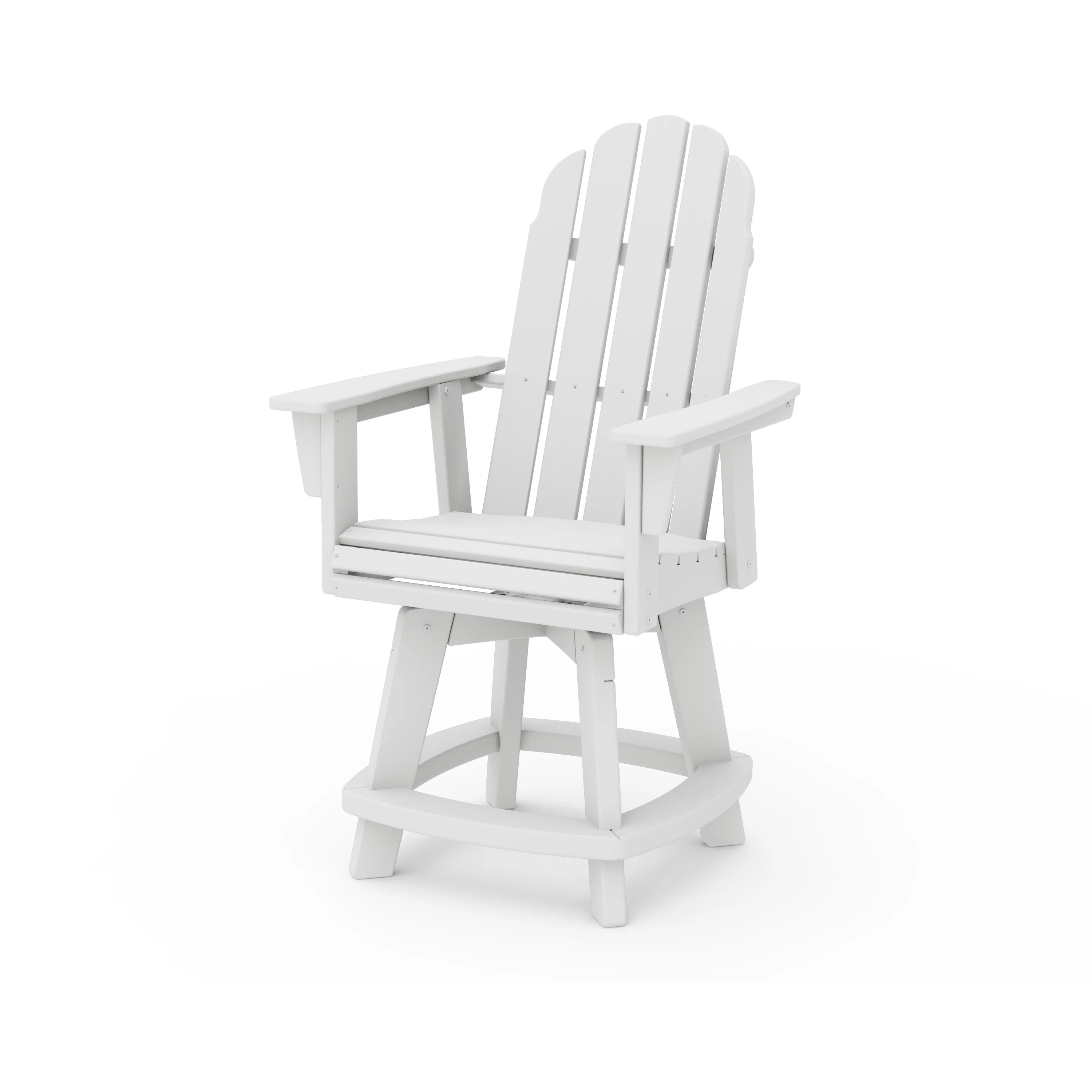 Vineyard Curveback Adirondack Swivel Counter Chair - Image 9