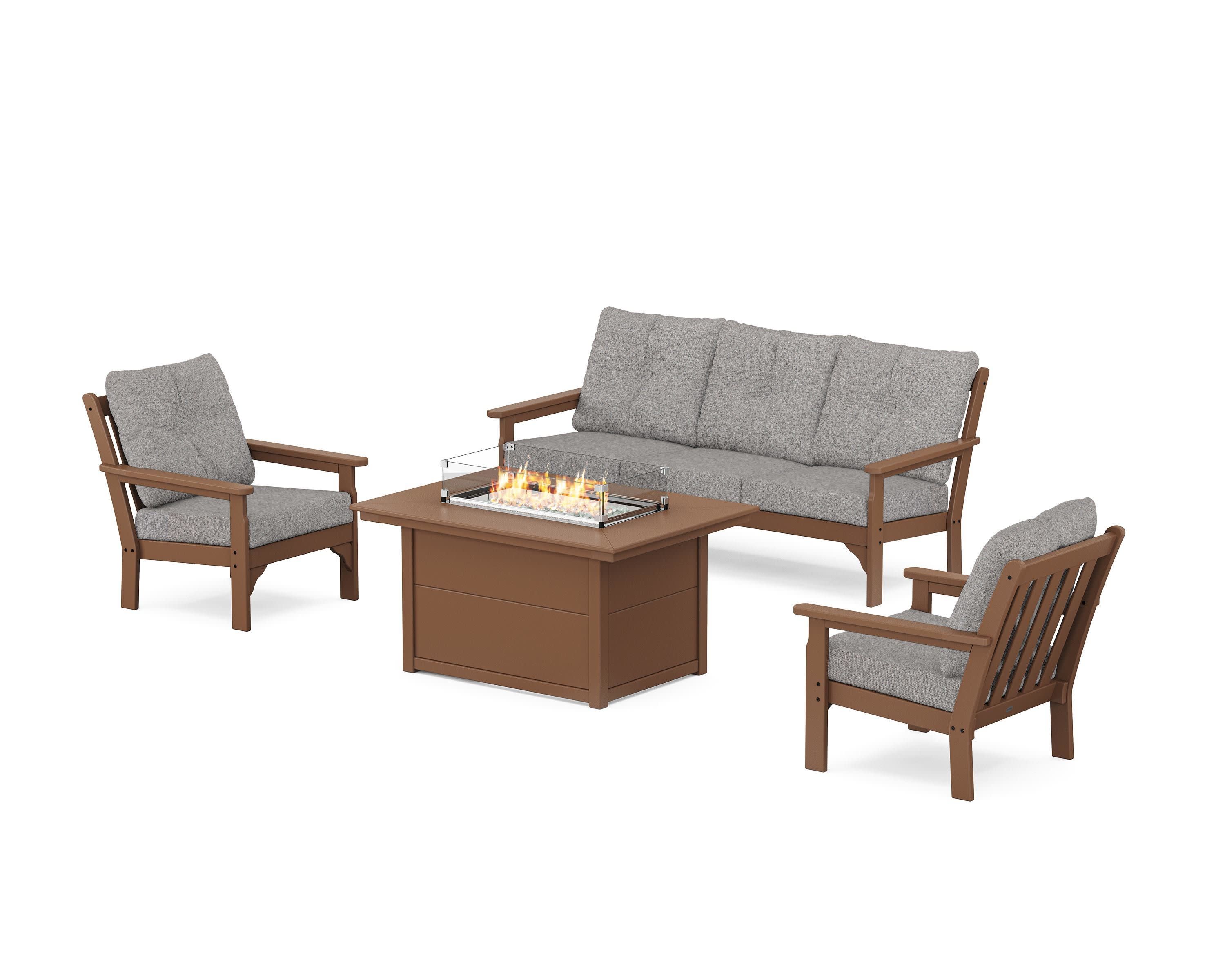 Vineyard Deep Seating Fire Pit Table Set - Image 120