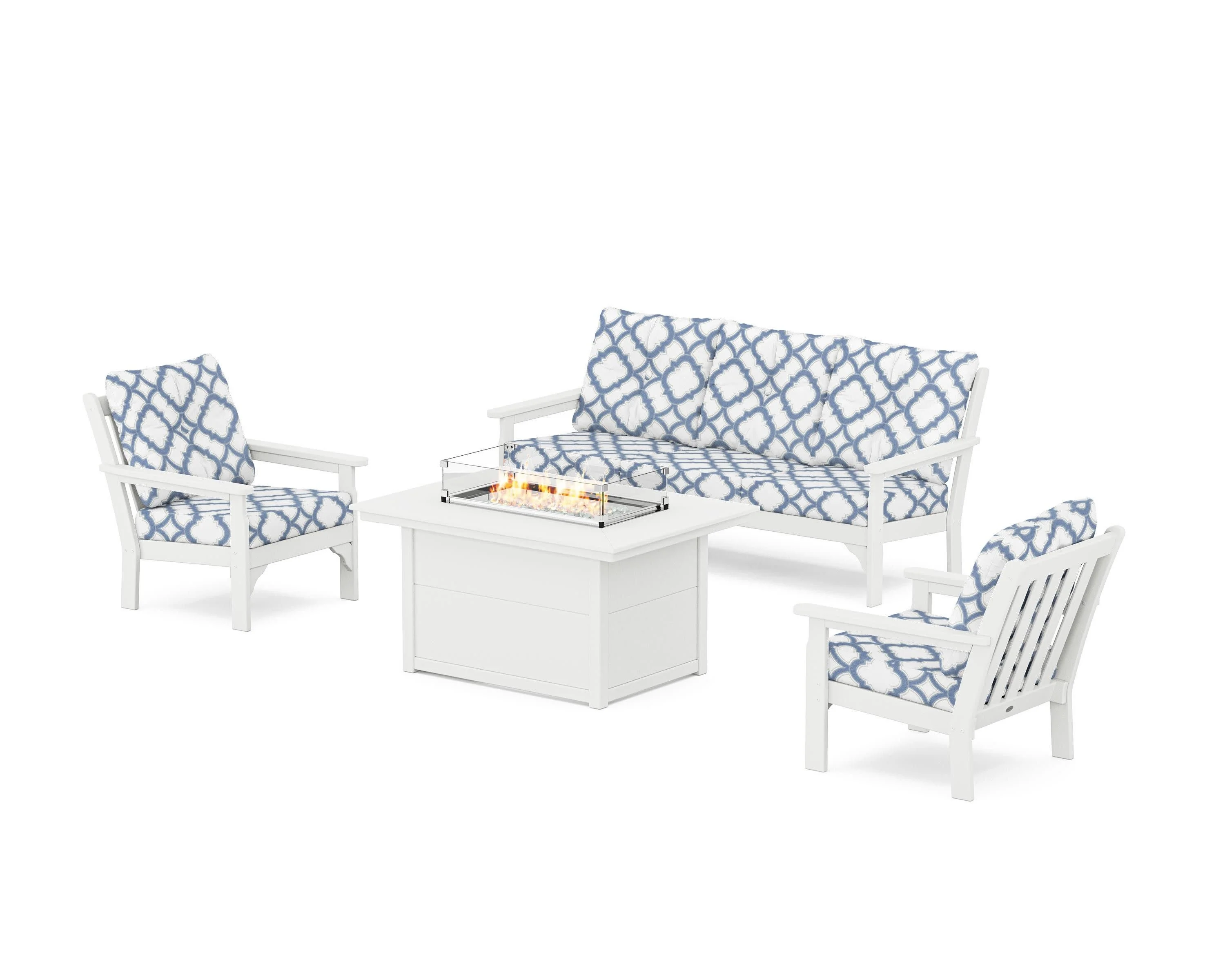 Vineyard Deep Seating Fire Pit Table Set - Image 133