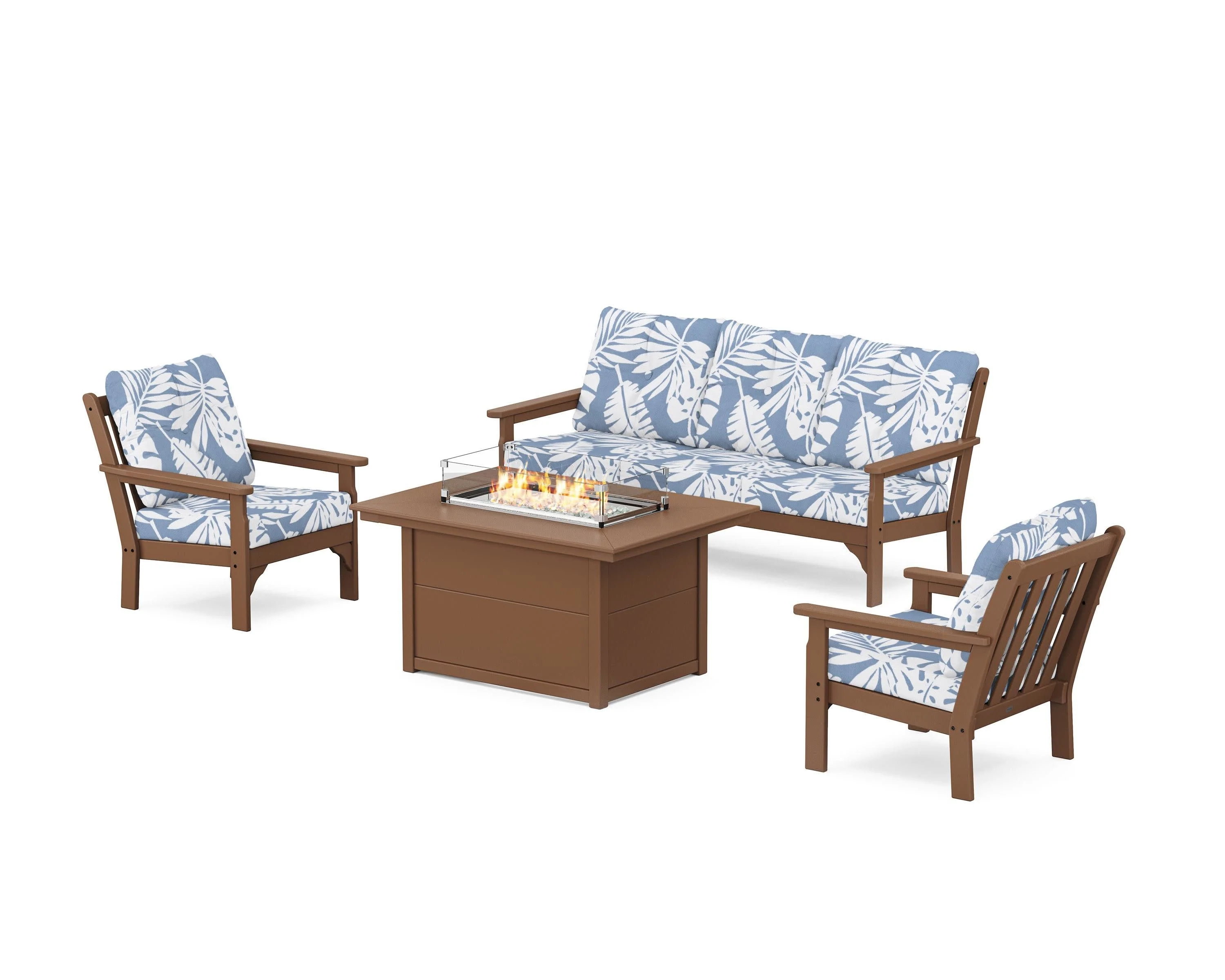 Vineyard Deep Seating Fire Pit Table Set - Image 134