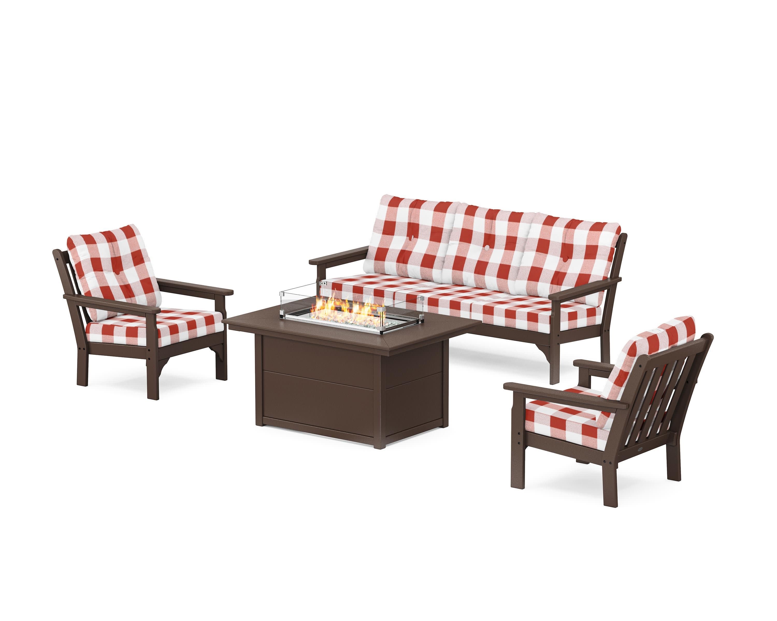 Vineyard Deep Seating Fire Pit Table Set - Image 147