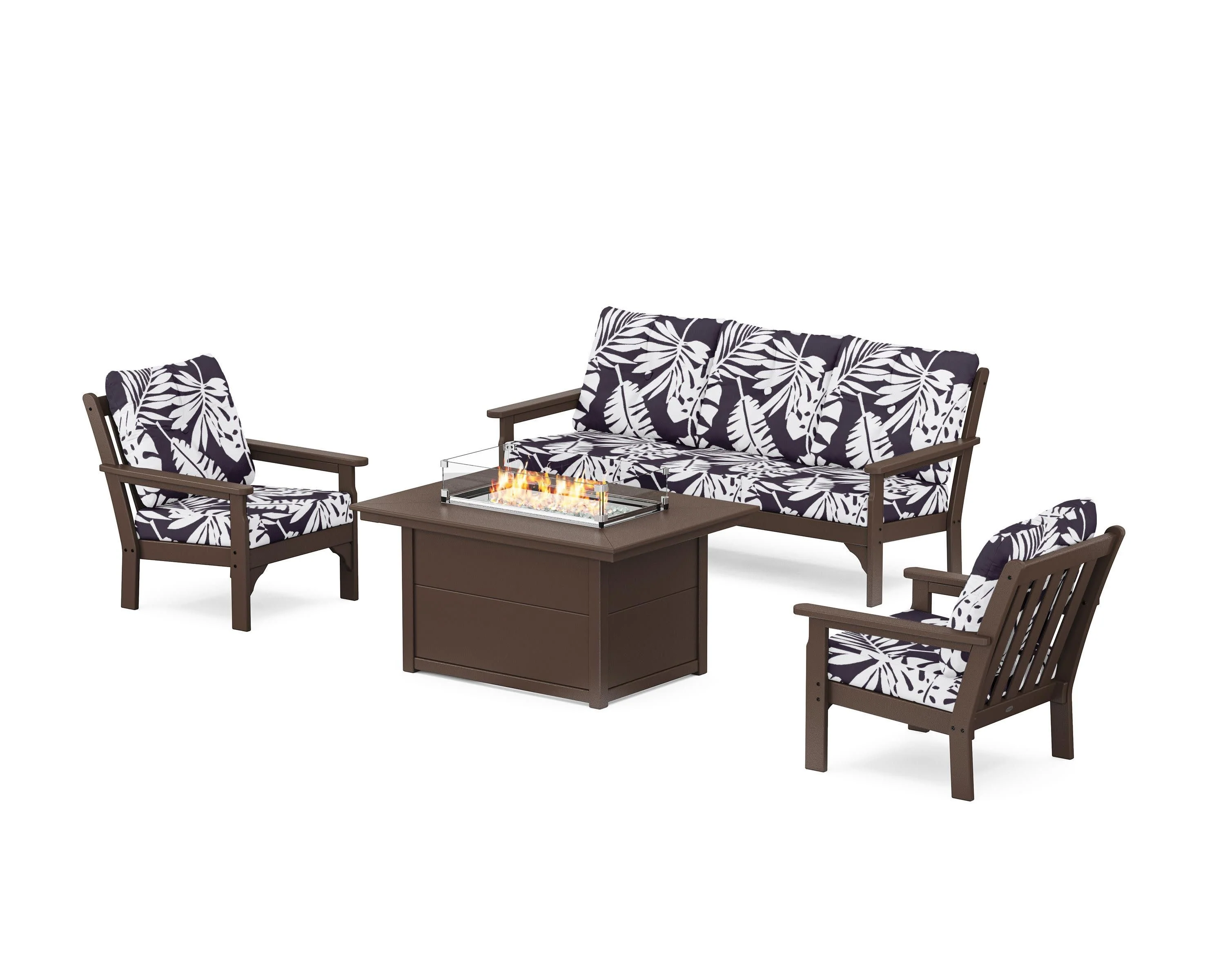 Vineyard Deep Seating Fire Pit Table Set - Image 153