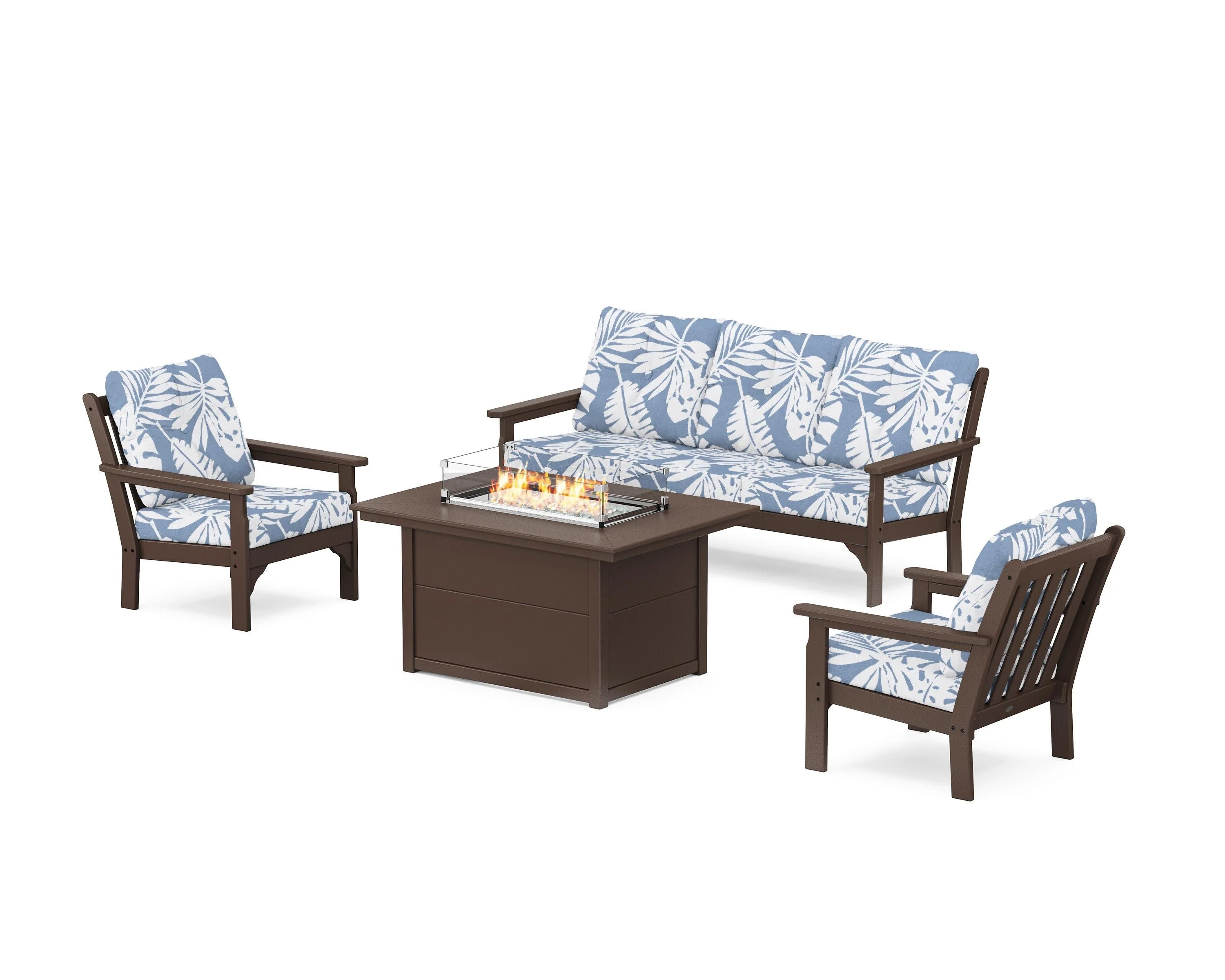 Vineyard Deep Seating Fire Pit Table Set - Image 168