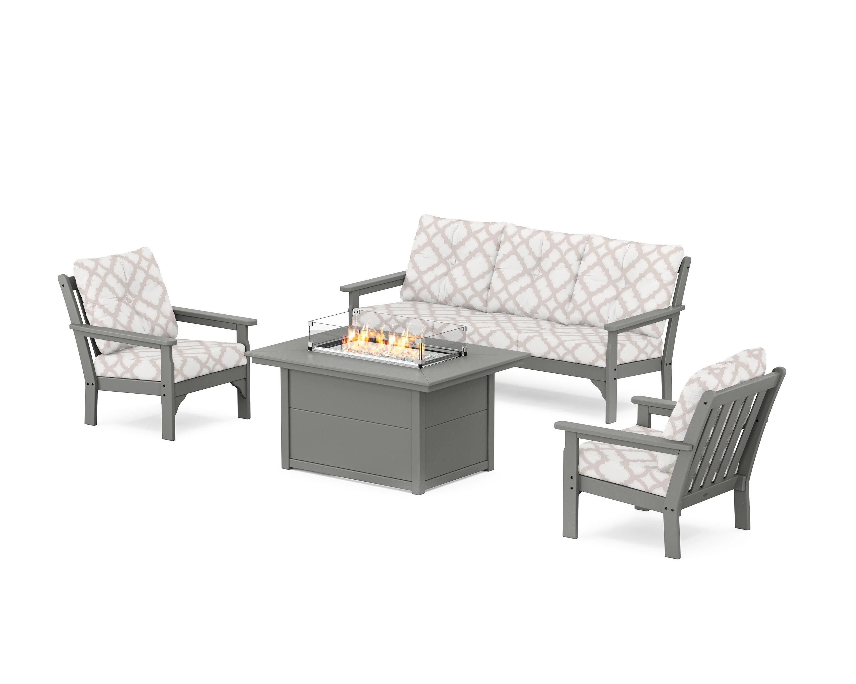 Vineyard Deep Seating Fire Pit Table Set - Image 180