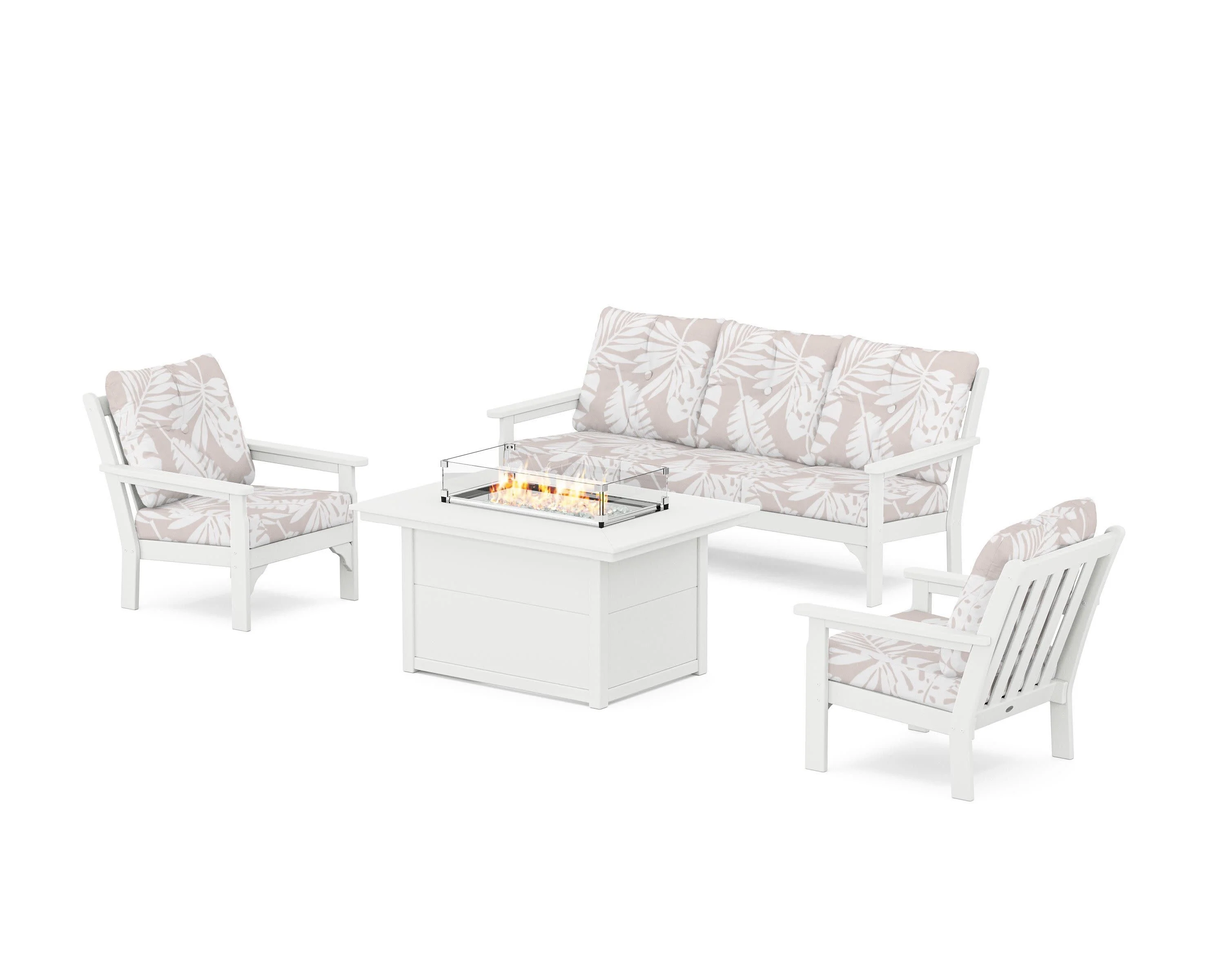Vineyard Deep Seating Fire Pit Table Set - Image 185