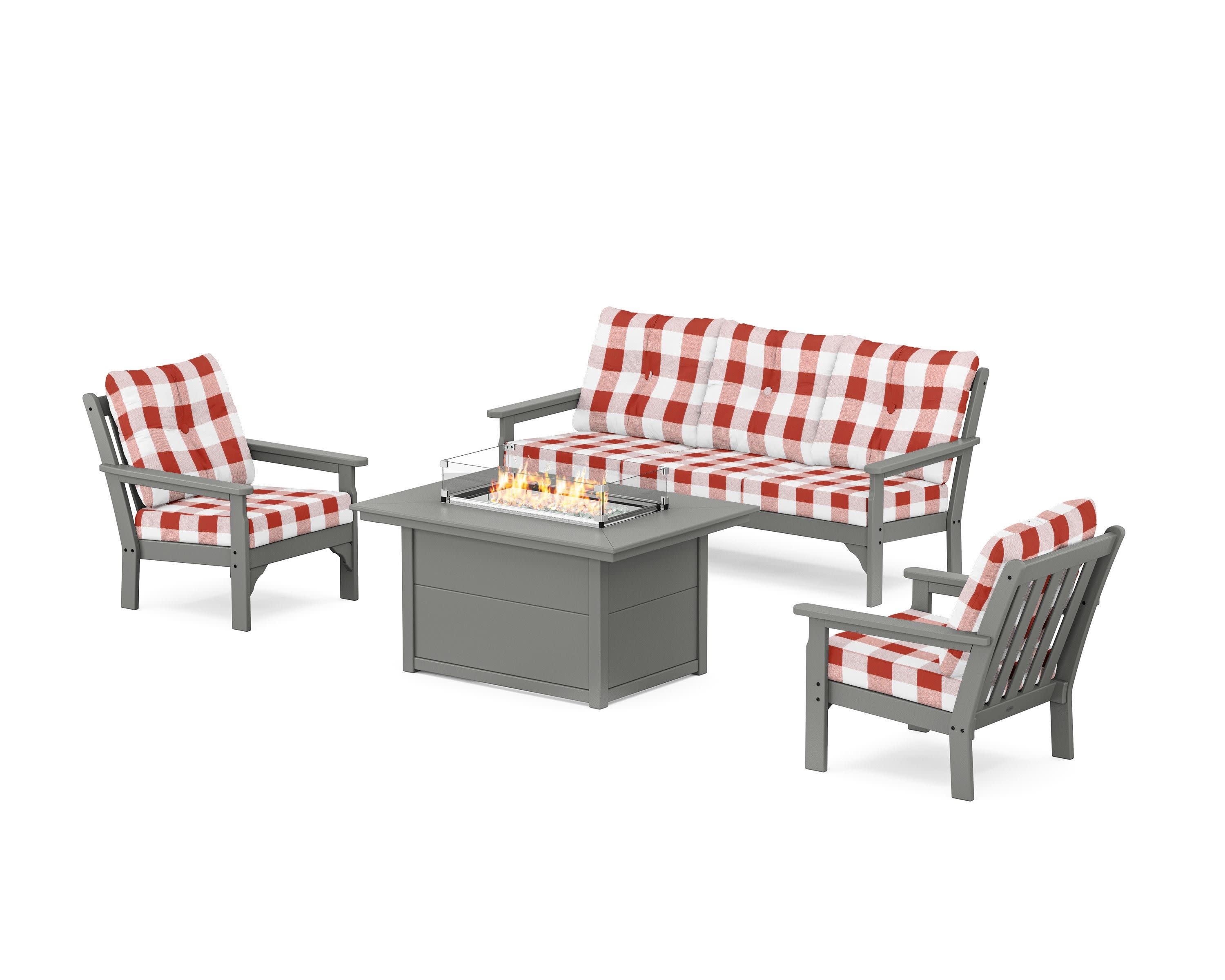 Vineyard Deep Seating Fire Pit Table Set - Image 197