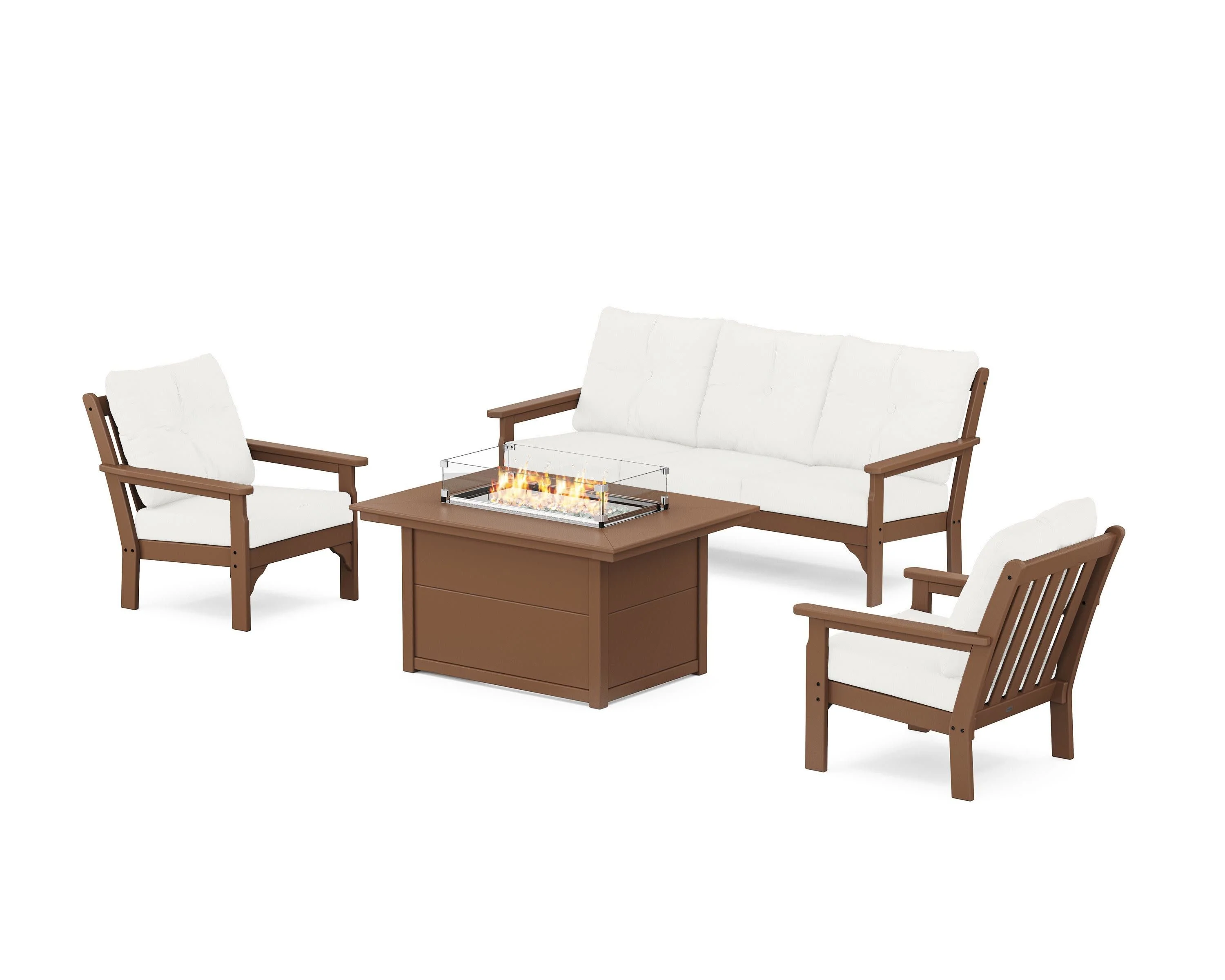 Vineyard Deep Seating Fire Pit Table Set - Image 55