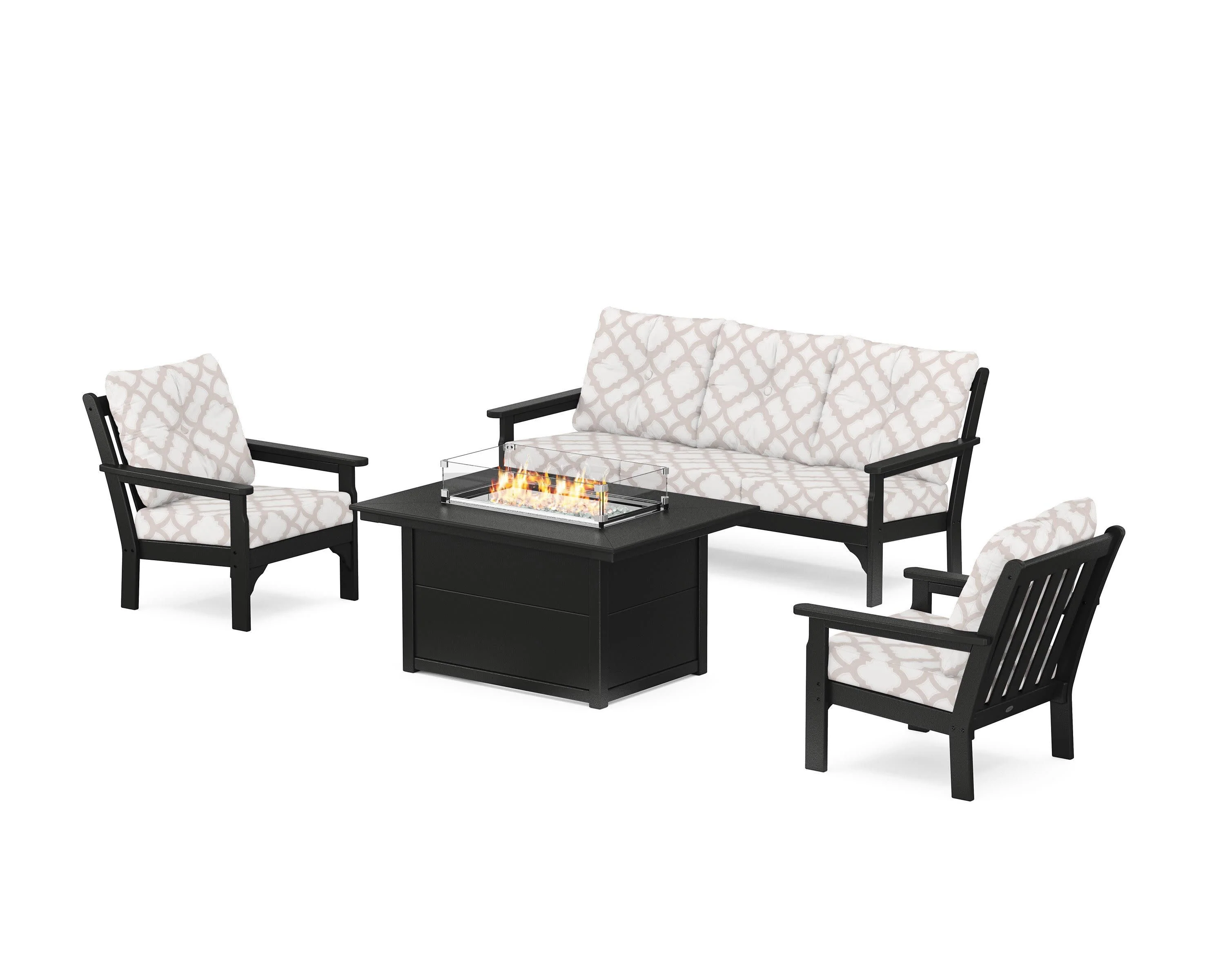 Vineyard Deep Seating Fire Pit Table Set - Image 67