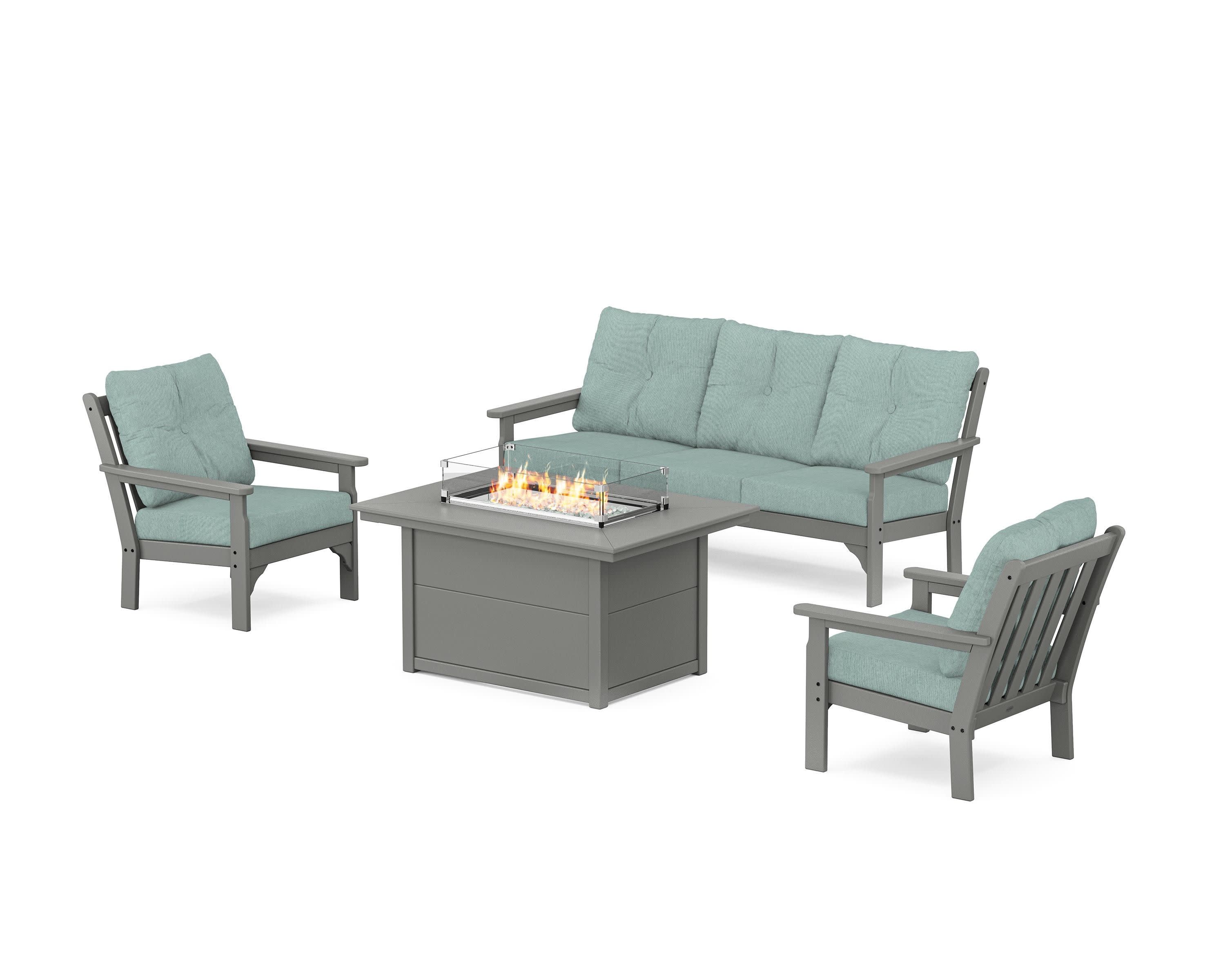 Vineyard Deep Seating Fire Pit Table Set - Image 74