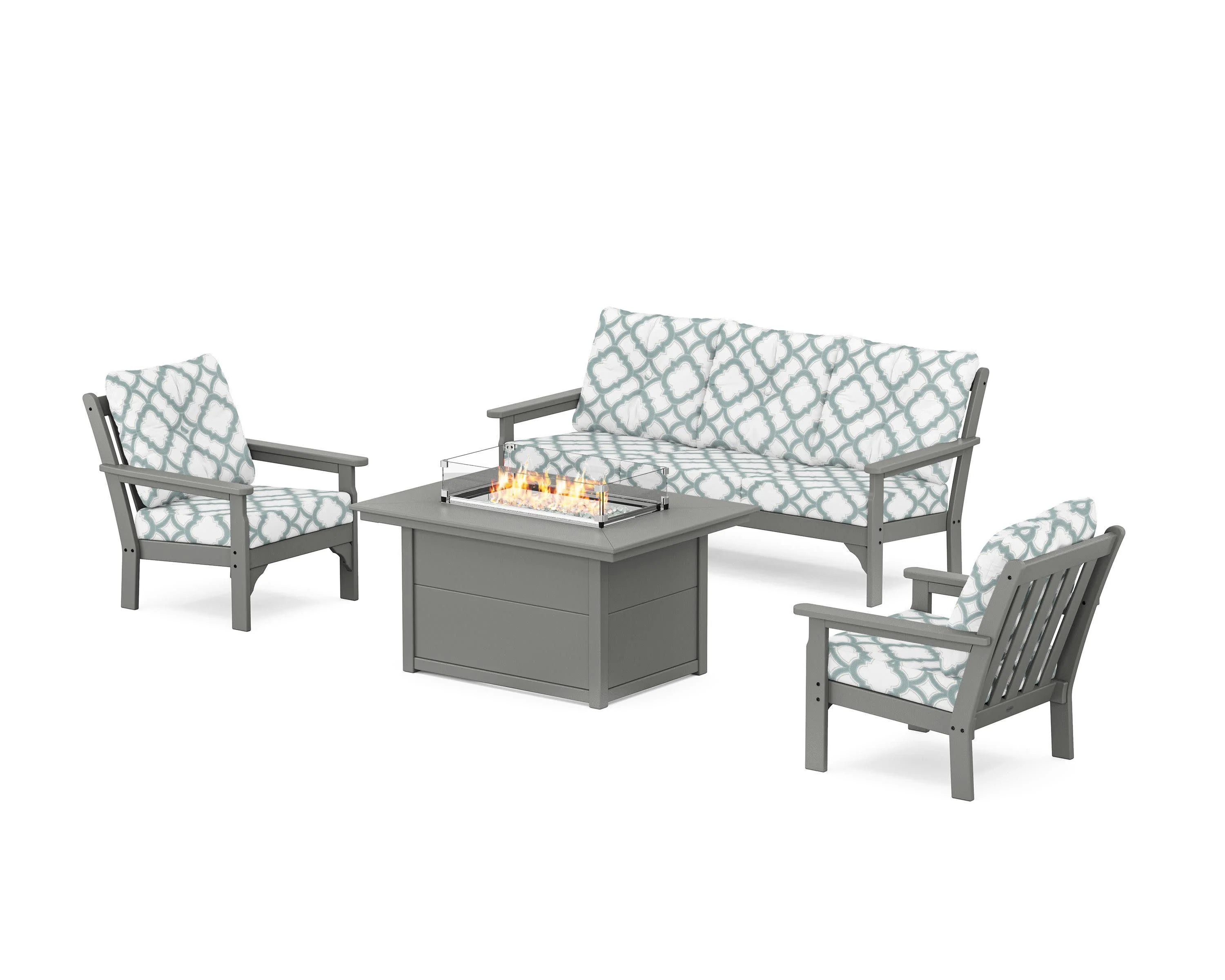 Vineyard Deep Seating Fire Pit Table Set - Image 75