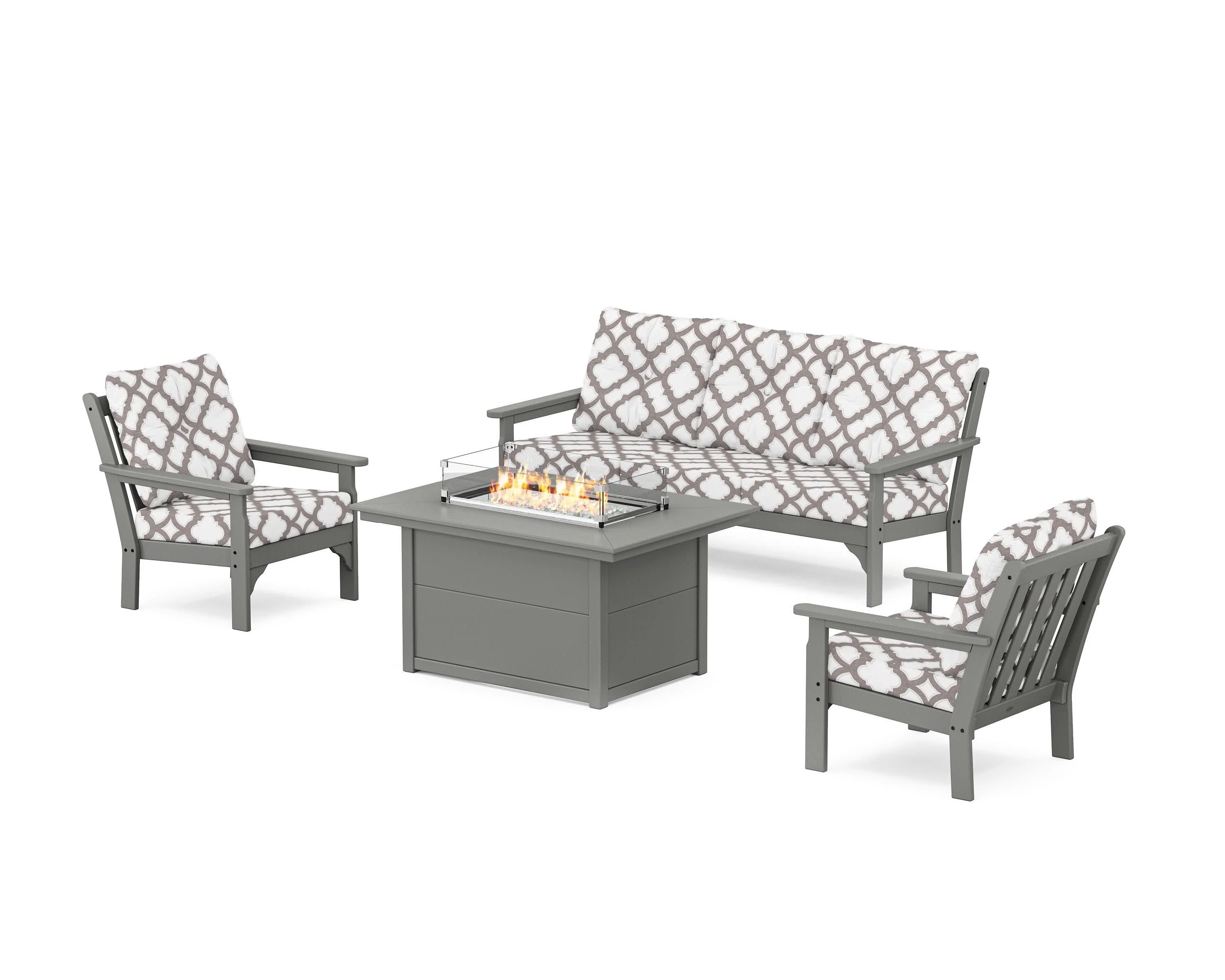 Vineyard Deep Seating Fire Pit Table Set - Image 79