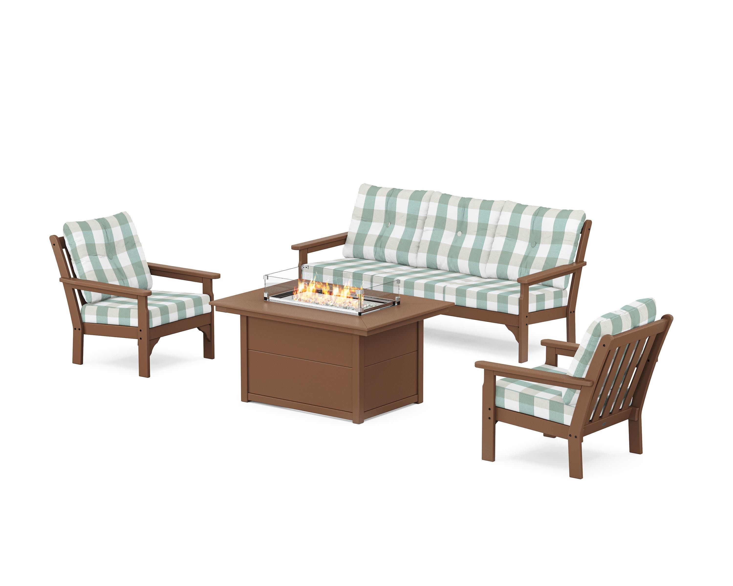 Vineyard Deep Seating Fire Pit Table Set - Image 98