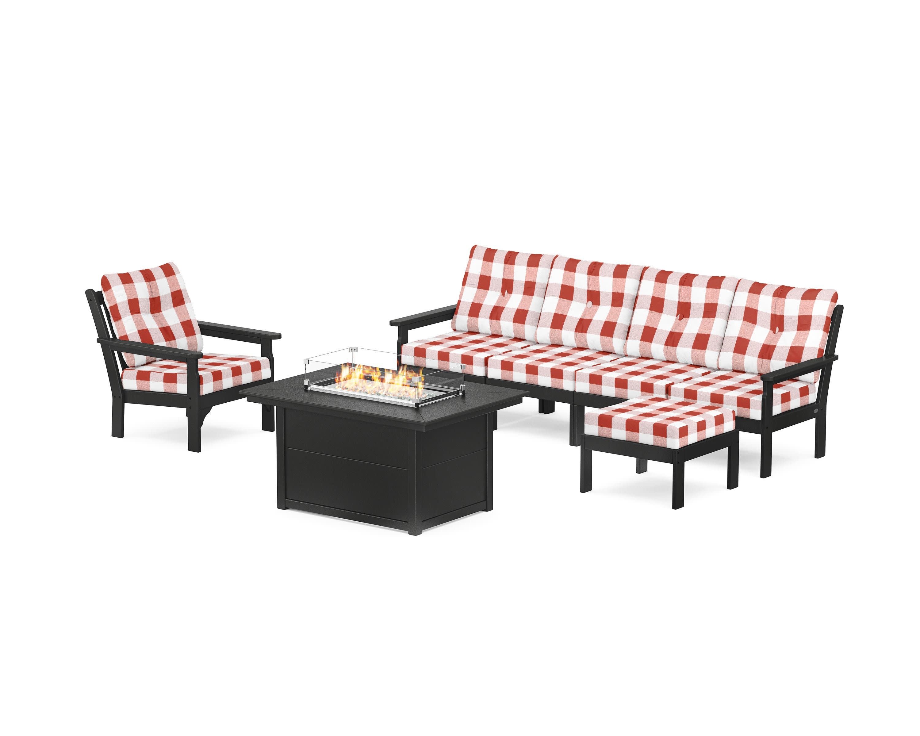Vineyard Sectional Lounge and Fire Pit Set - Image 157