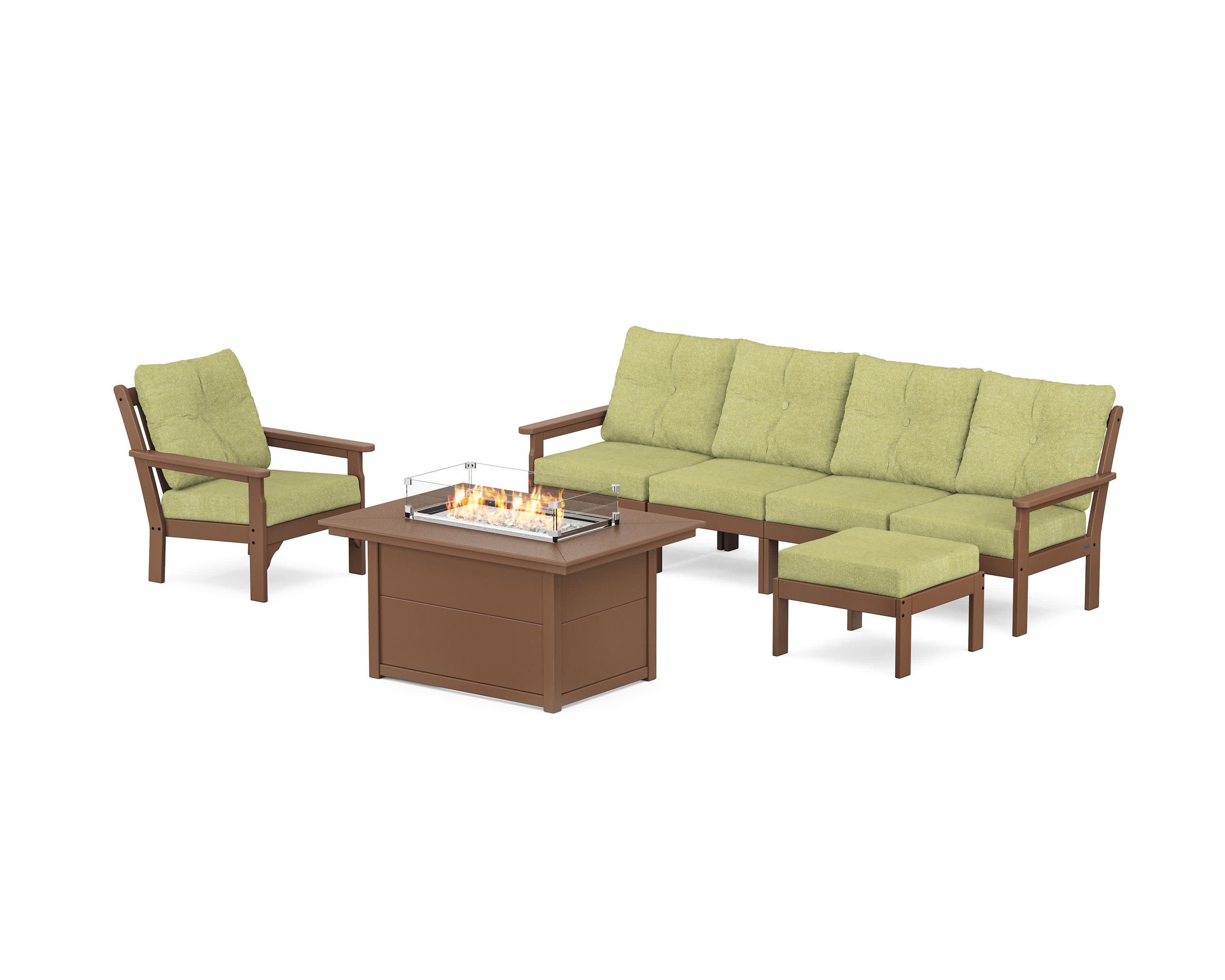 Vineyard Sectional Lounge and Fire Pit Set - Image 163