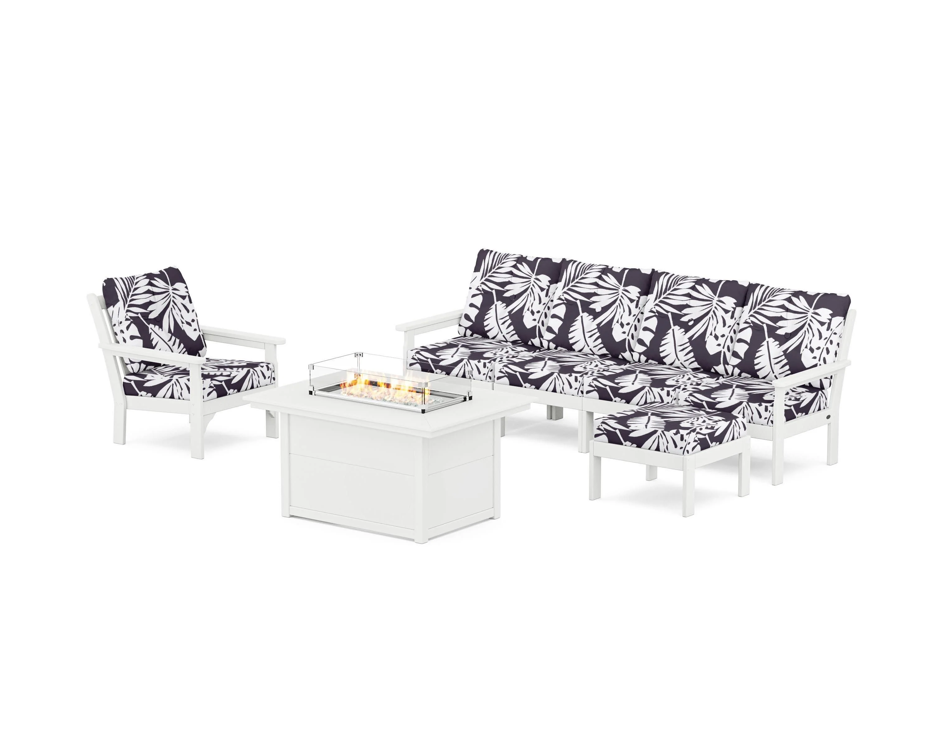 Vineyard Sectional Lounge and Fire Pit Set - Image 194