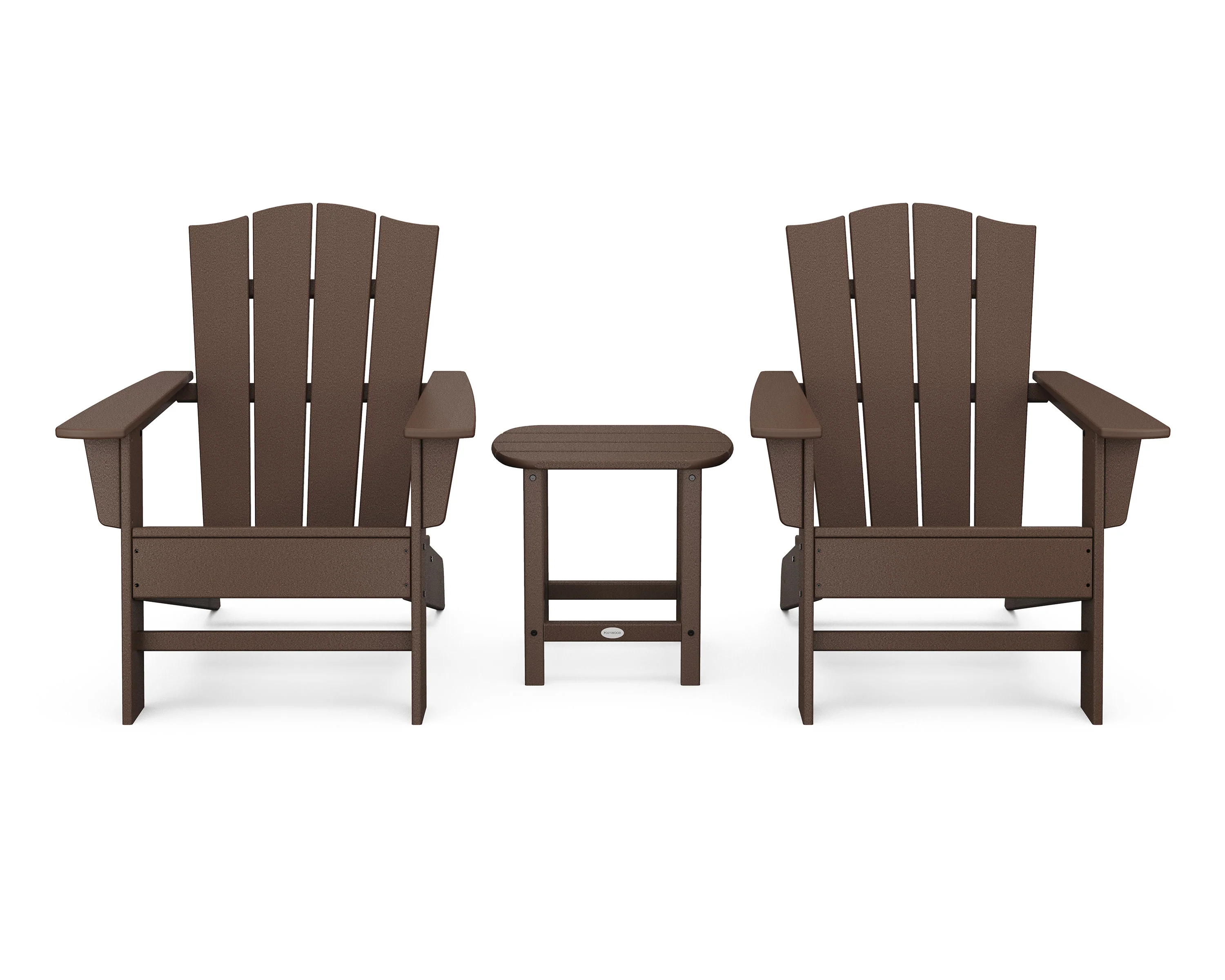 Wave 3-Piece Adirondack Chair Set with The Crest Chairs - Image 19