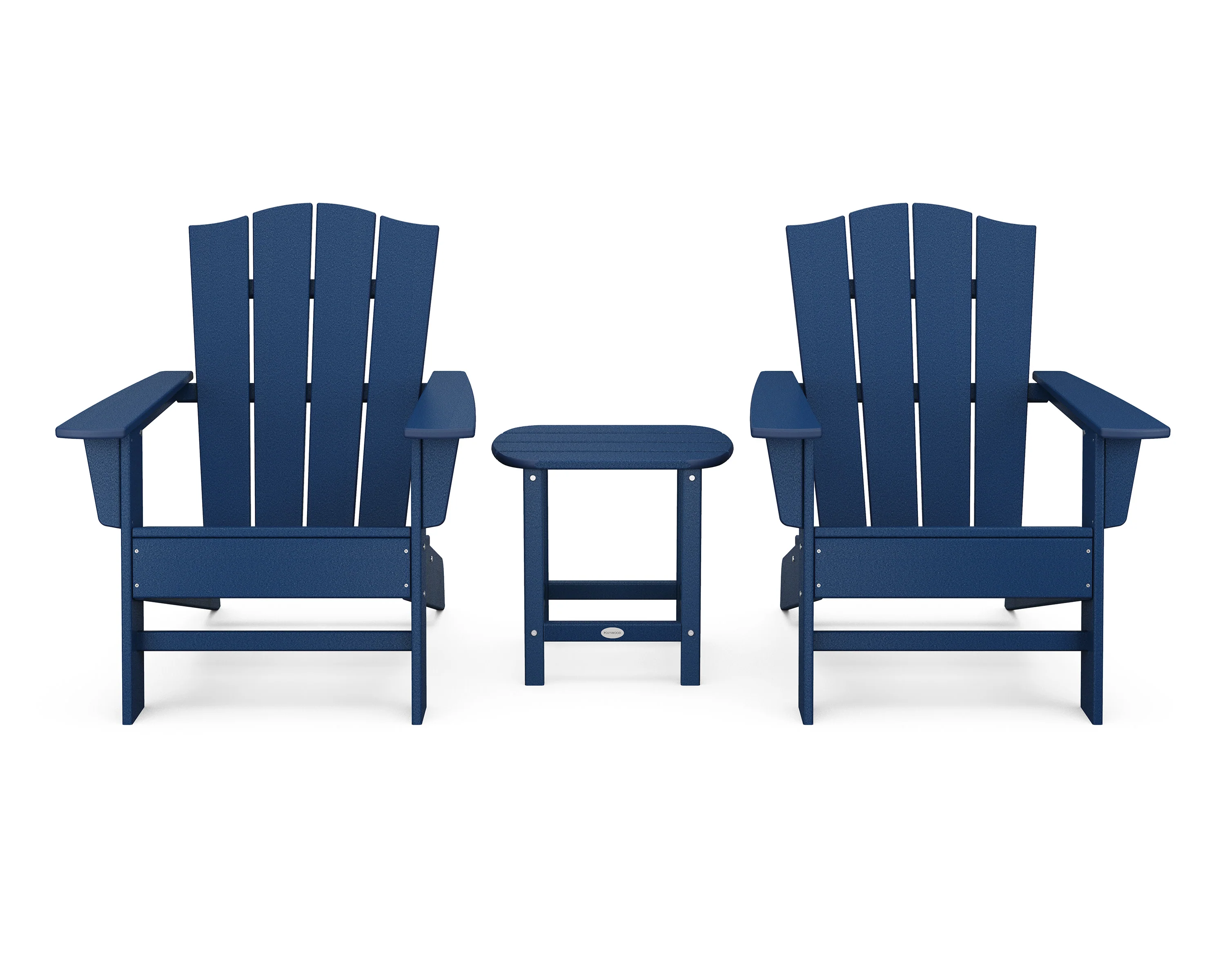 Wave 3-Piece Adirondack Chair Set with The Crest Chairs - Image 20