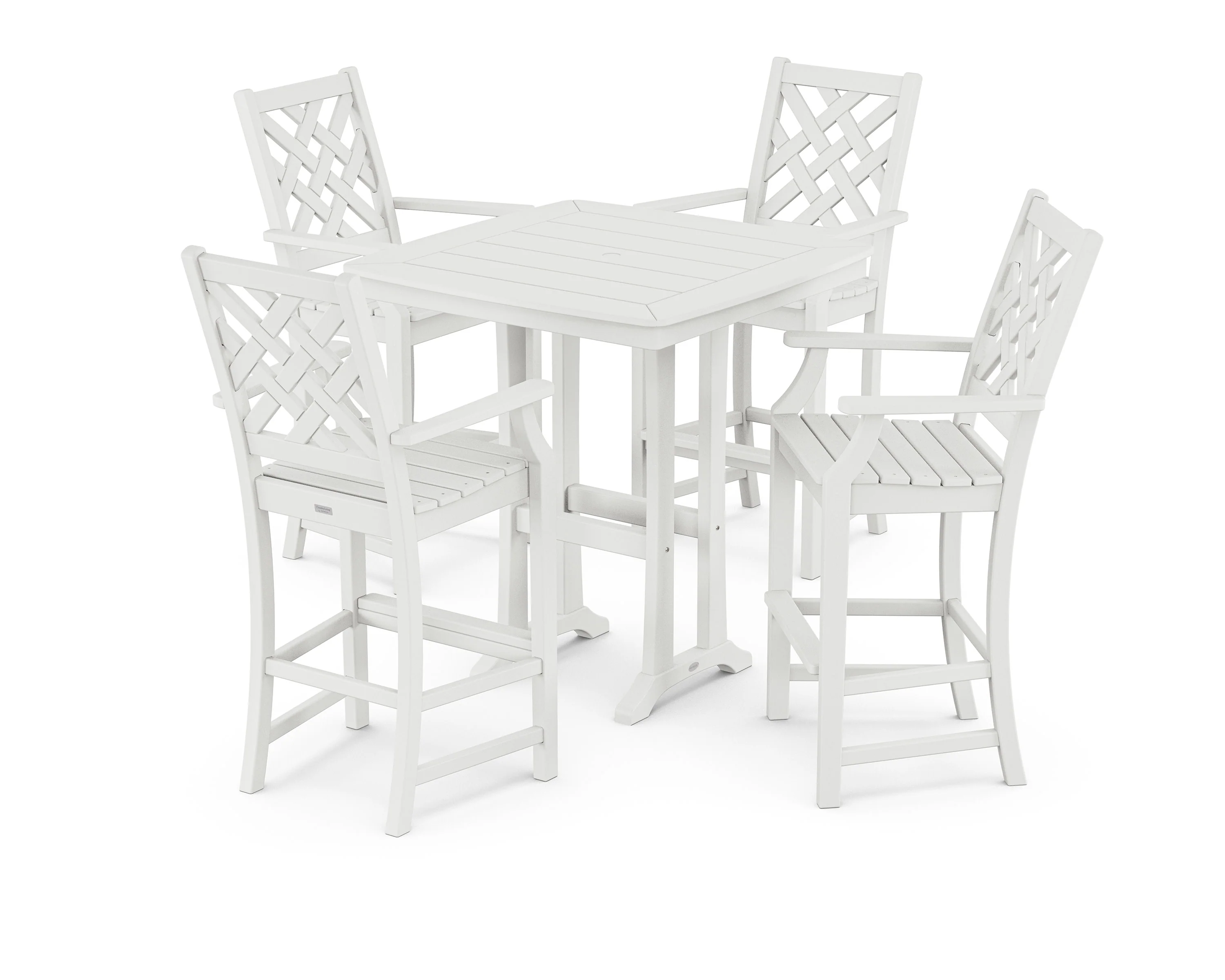 Wovendale 5-Piece Bar Set with Trestle Legs - Image 5