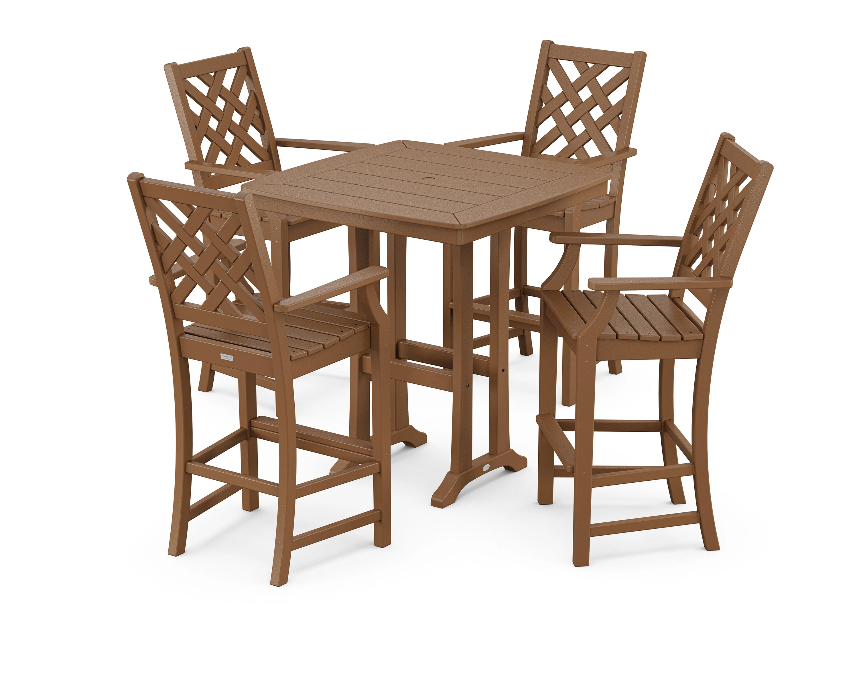 Wovendale 5-Piece Bar Set with Trestle Legs - Image 6