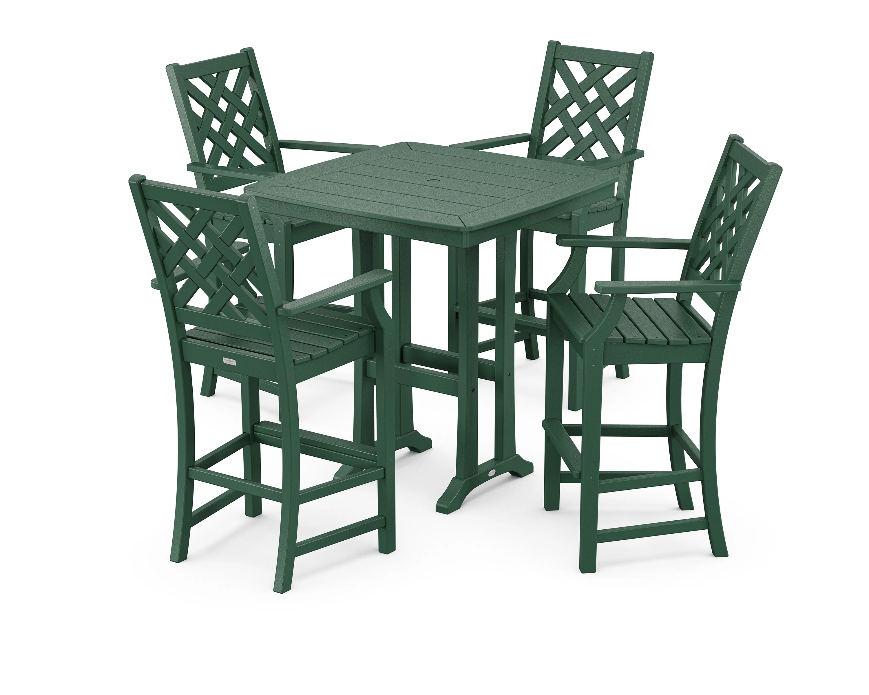 Wovendale 5-Piece Bar Set with Trestle Legs - Image 7