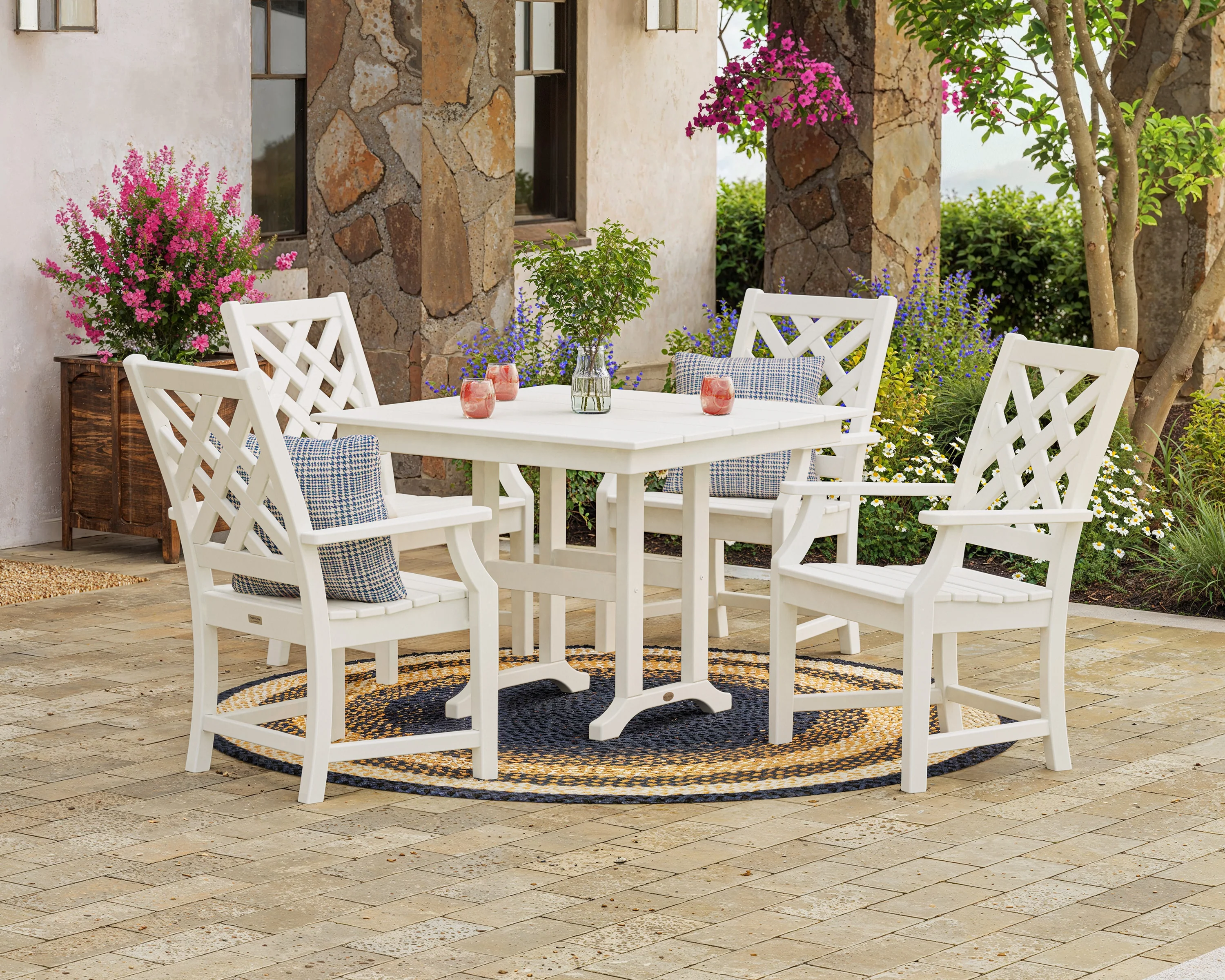 Wovendale 5-Piece Farmhouse Dining Set - Image 2