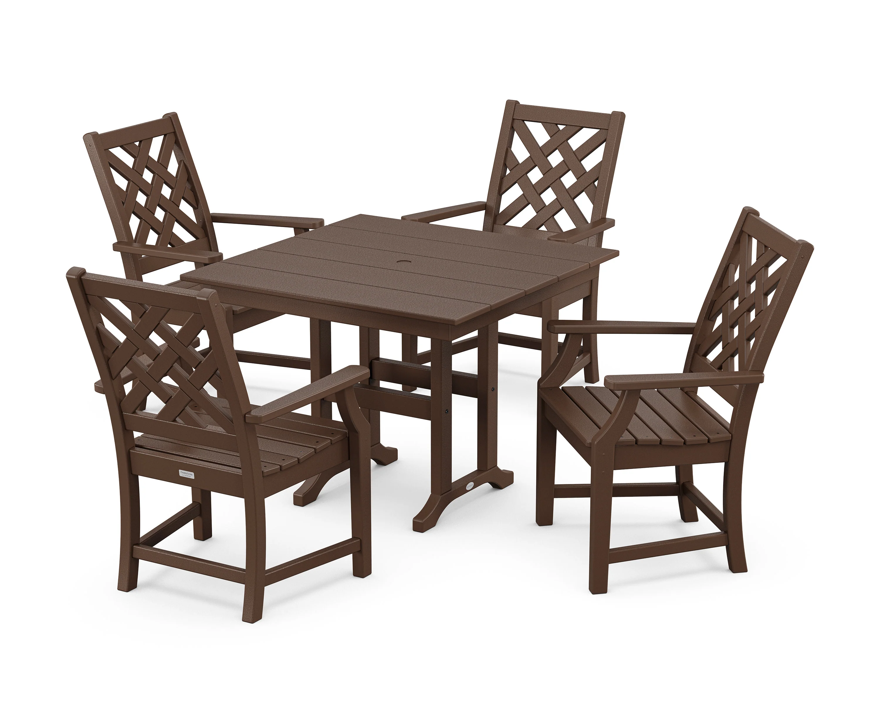 Wovendale 5-Piece Farmhouse Dining Set - Image 4