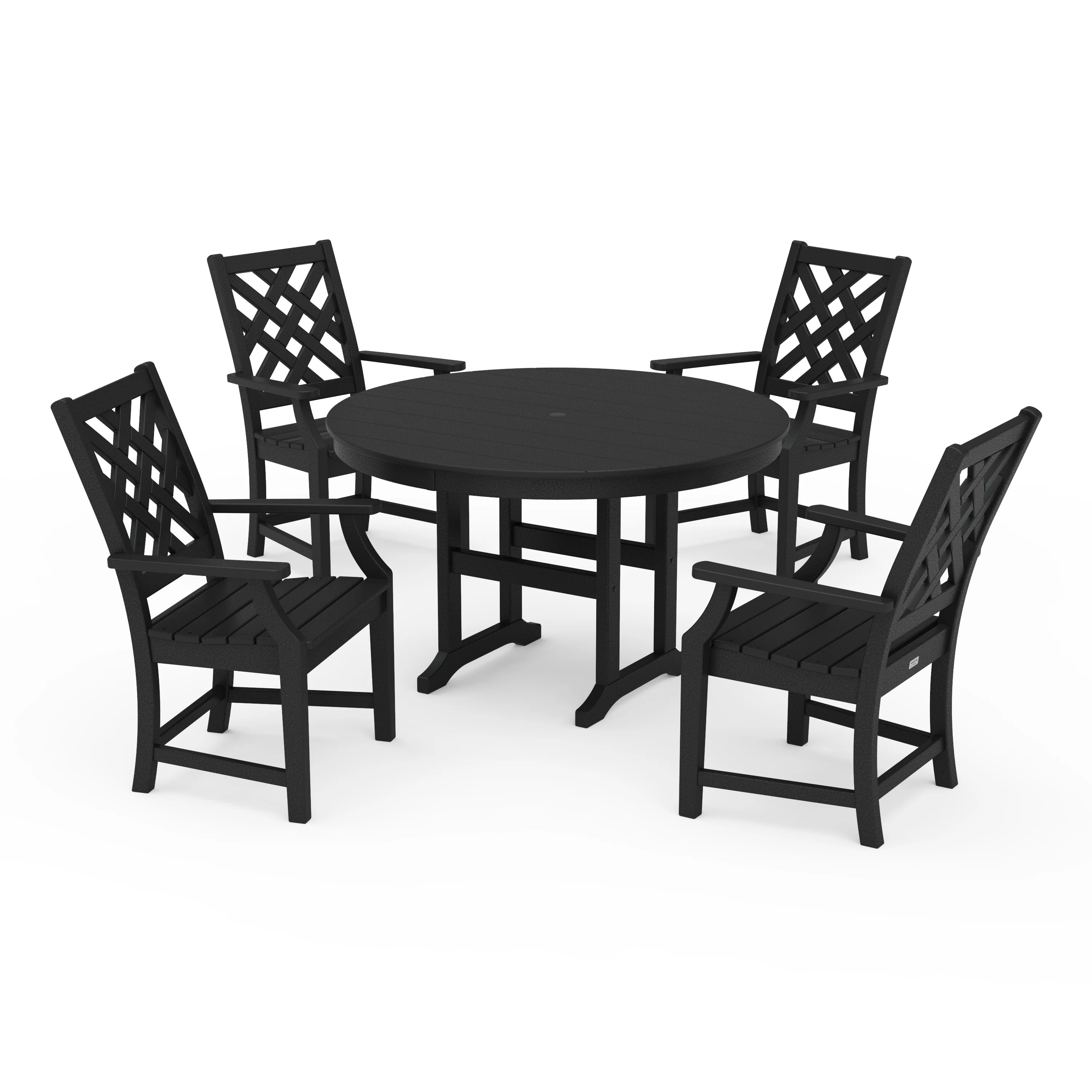 Wovendale 5-Piece Round Farmhouse Dining Set - Image 9