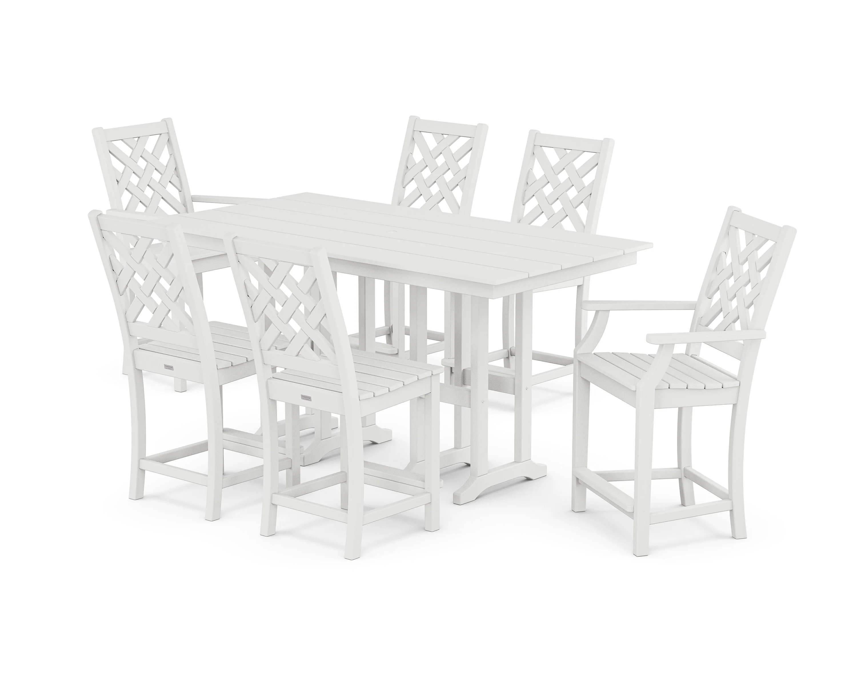 Wovendale 7-Piece Farmhouse Counter Set - Image 7