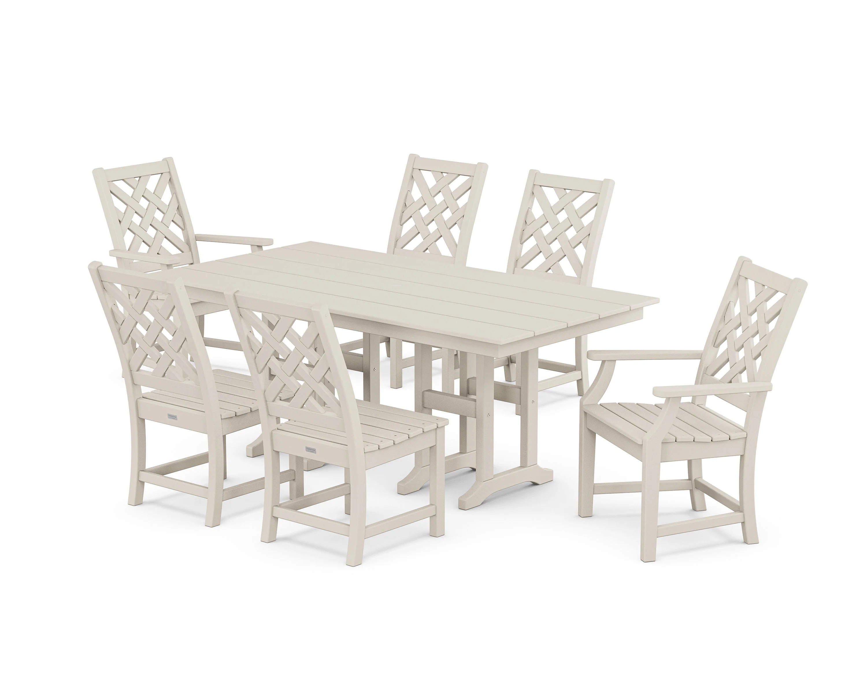 Wovendale 7-Piece Farmhouse Dining Set - Image 7