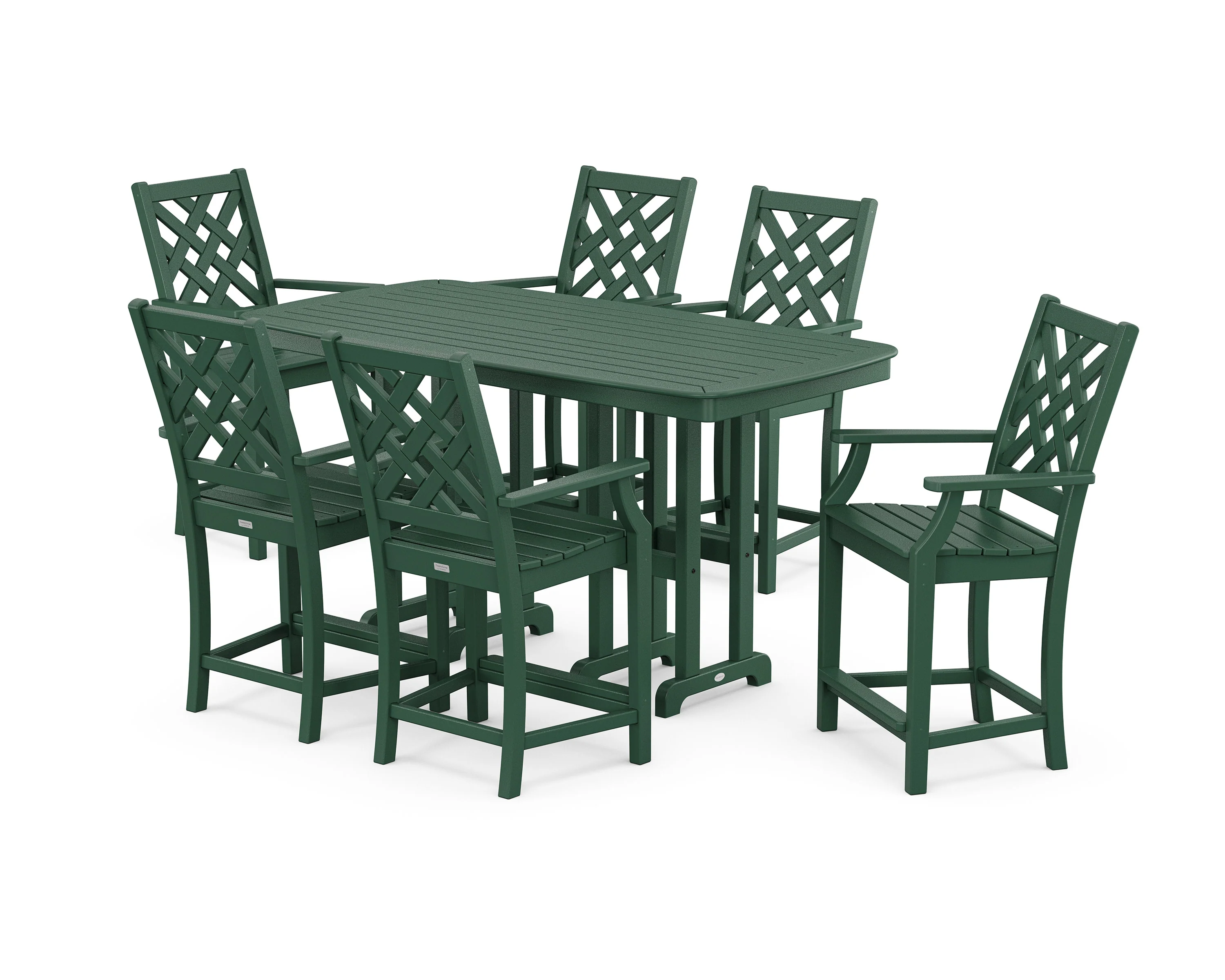 Wovendale Arm Chair 7-Piece Counter Set - Image 7