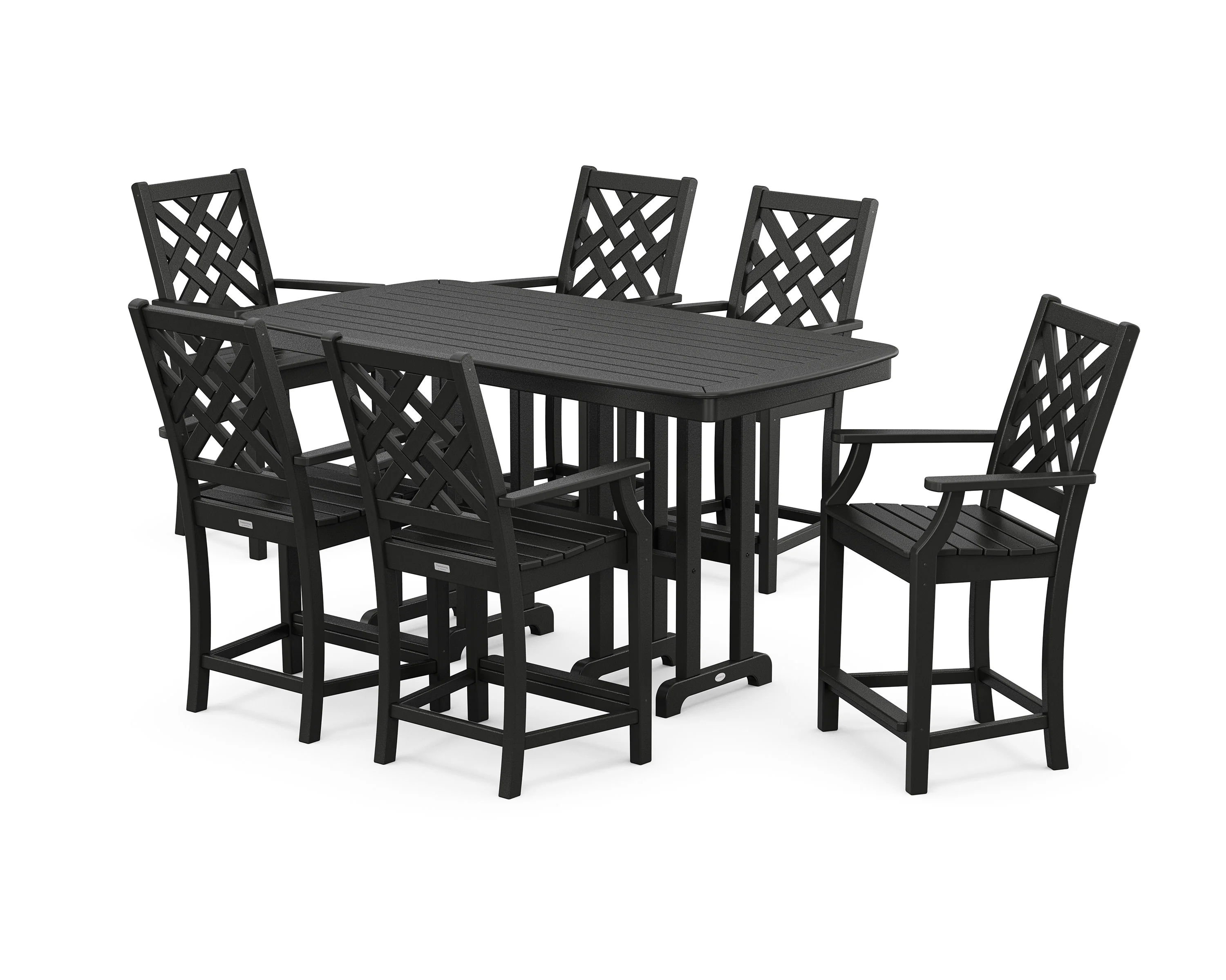 Wovendale Arm Chair 7-Piece Counter Set - Image 8