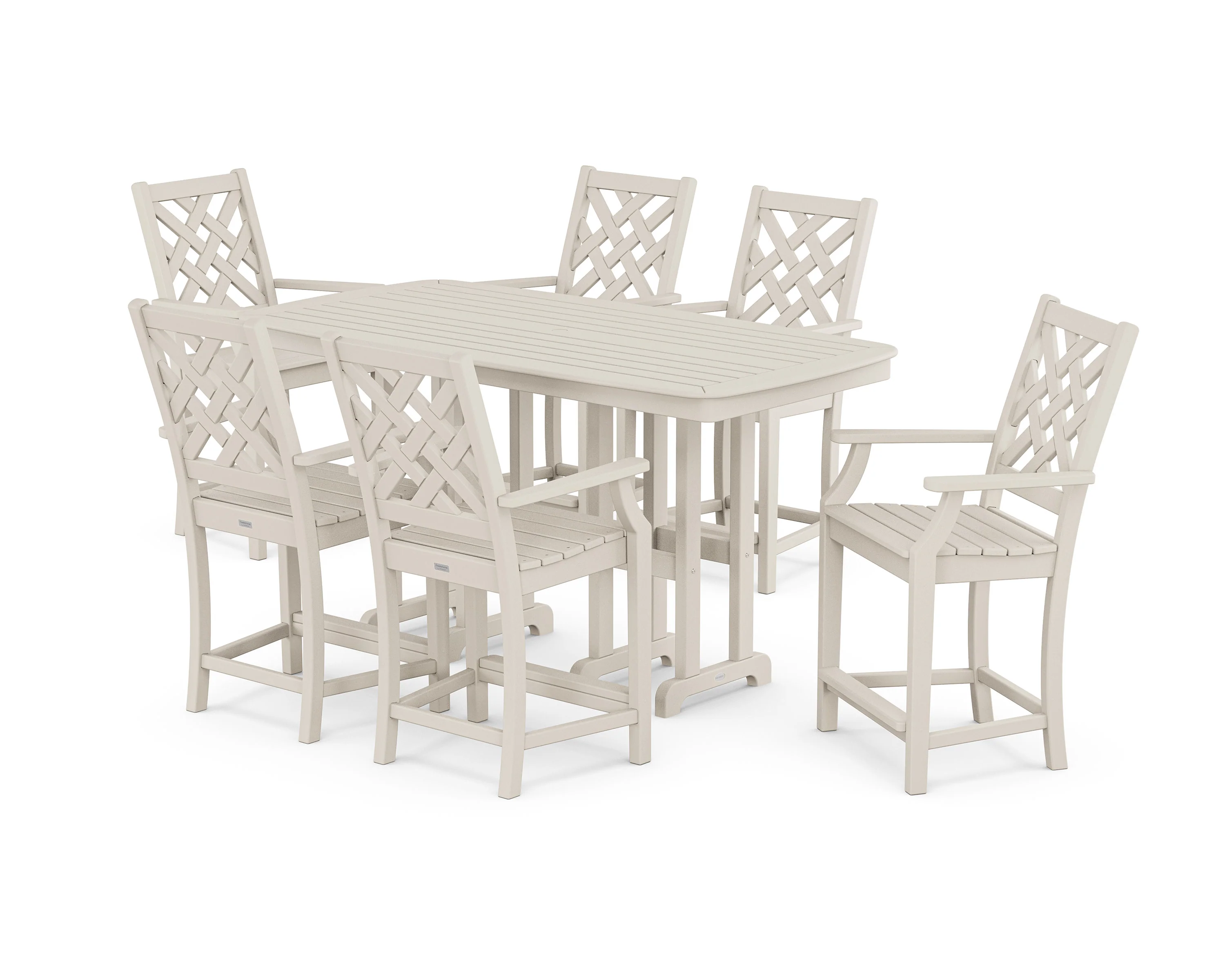 Wovendale Arm Chair 7-Piece Counter Set - Image 9