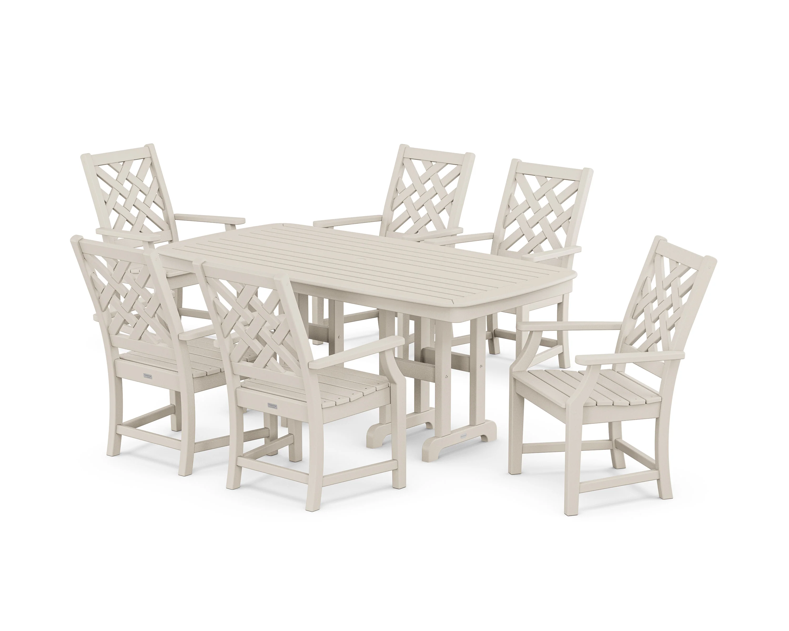 Wovendale Arm Chair 7-Piece Dining Set - Image 4
